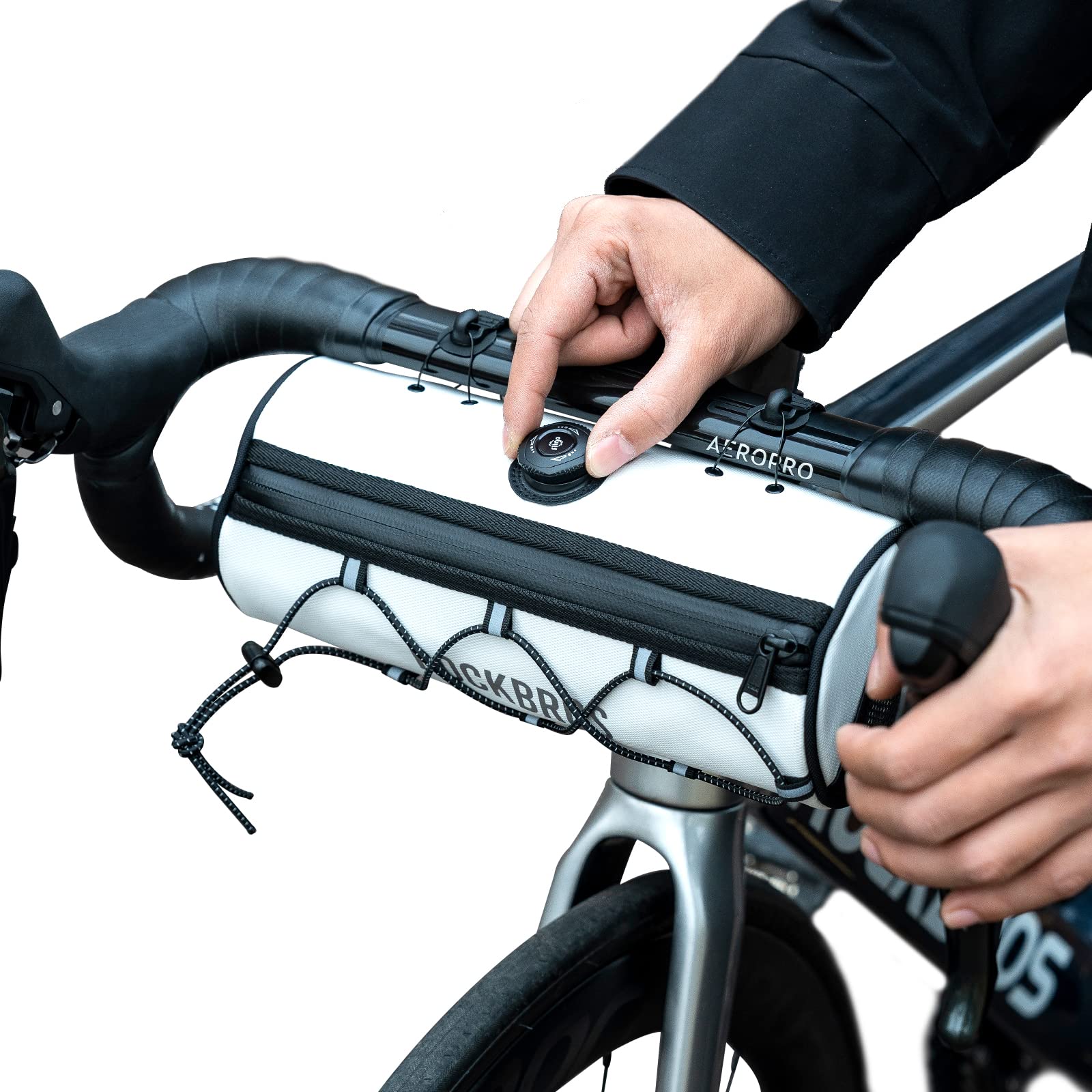 ROCKBROS Road-to-Sky Bicycle Handlebar Bag Front Bag for Bikes 5 Colors #Color_White