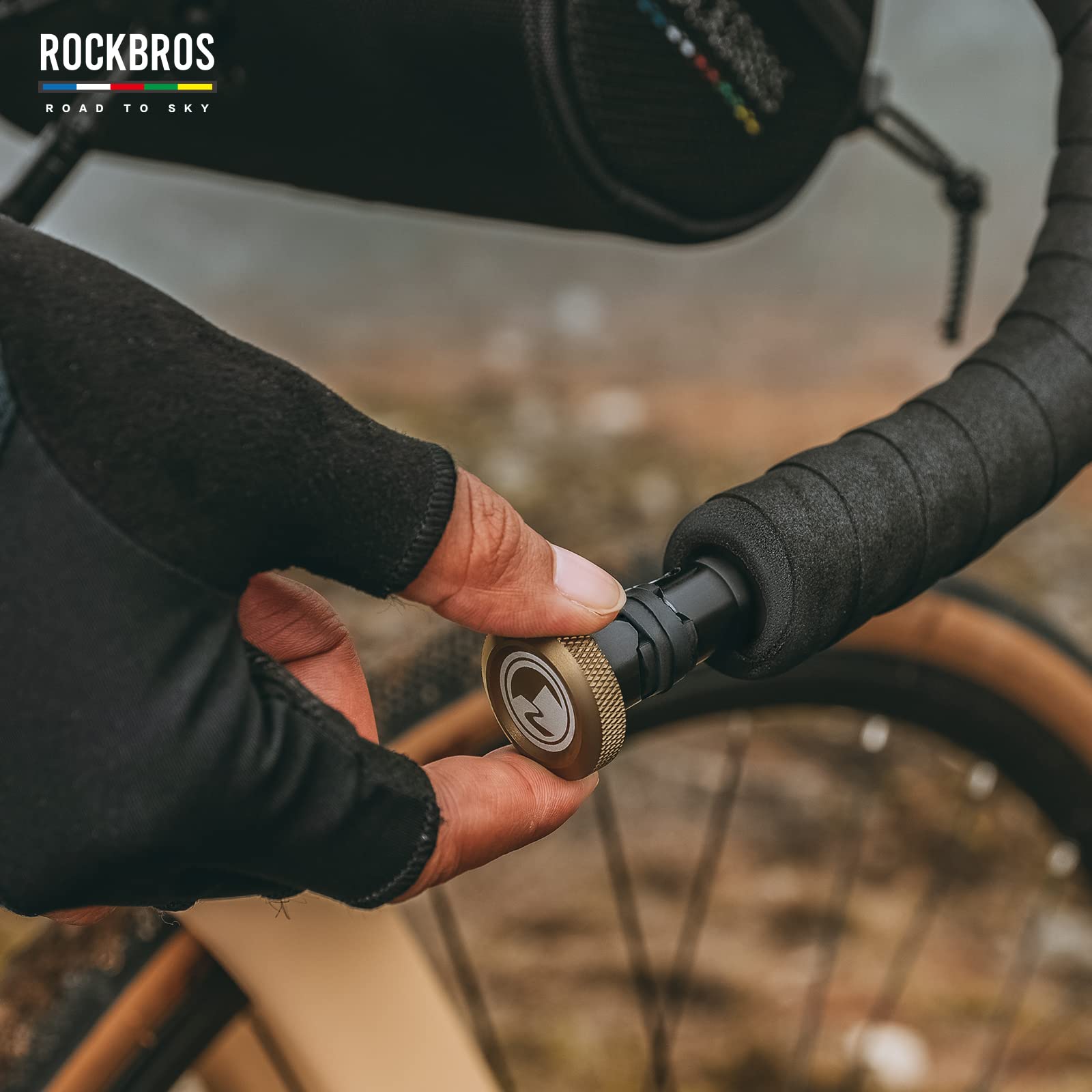 ROCKBROS Road-to-Sky Multifunction Tool 6 in 1 Bicycle Handlebar Plug