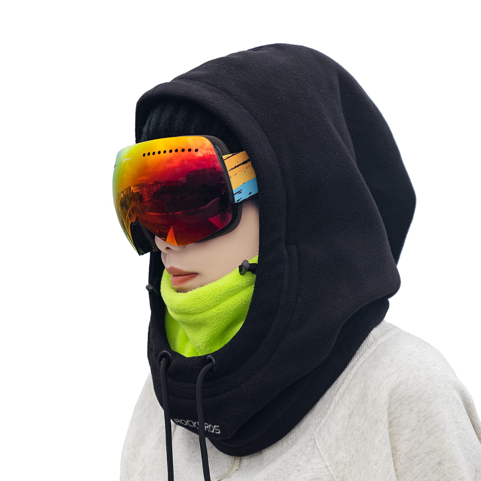 ROCKBROS Ski Mask Balaclava Windproof Thermal Hood for Men & Women