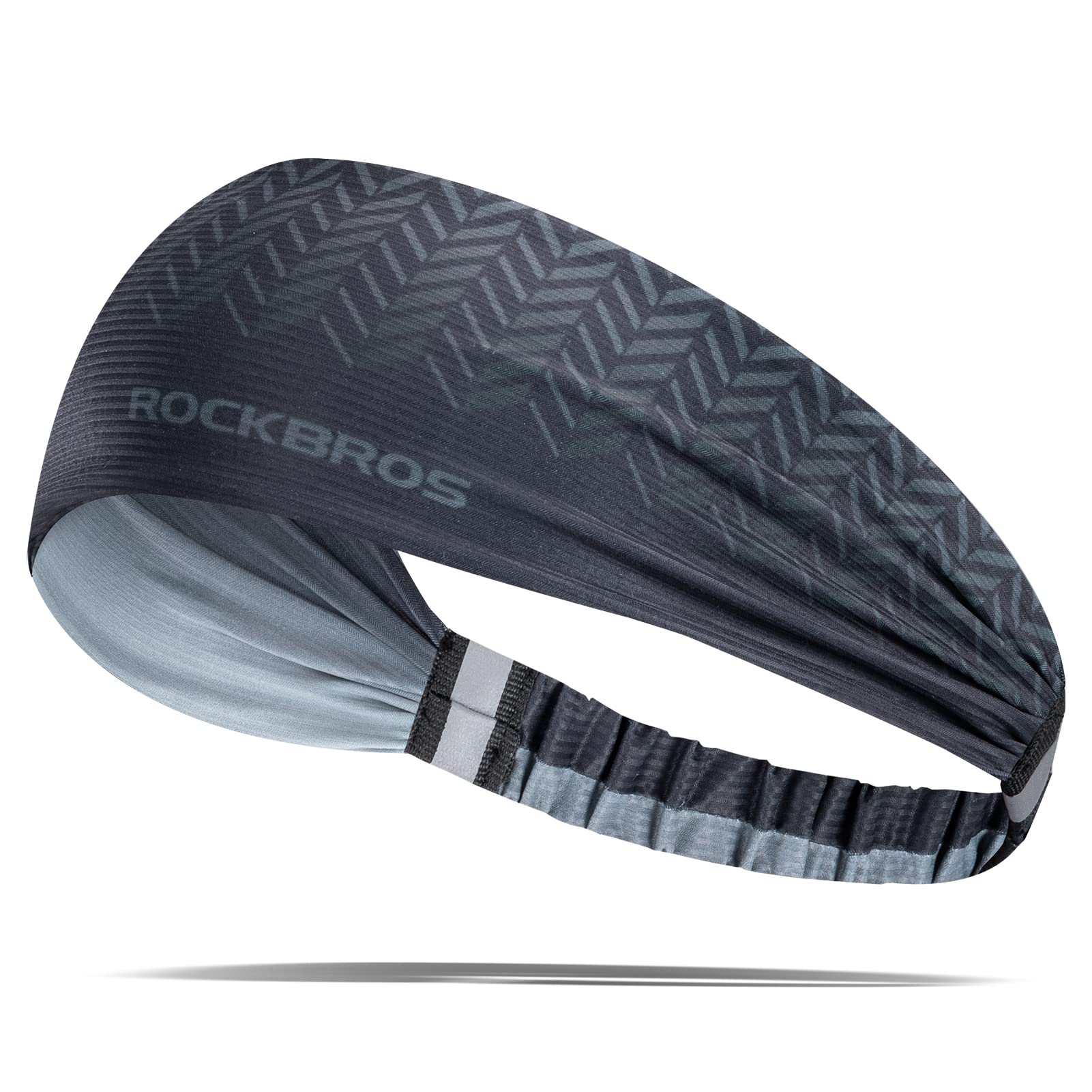 ROCKBROS Sweatbands Sports Headbands Unisex Sweat Absorption Hairbands #Color_Grey