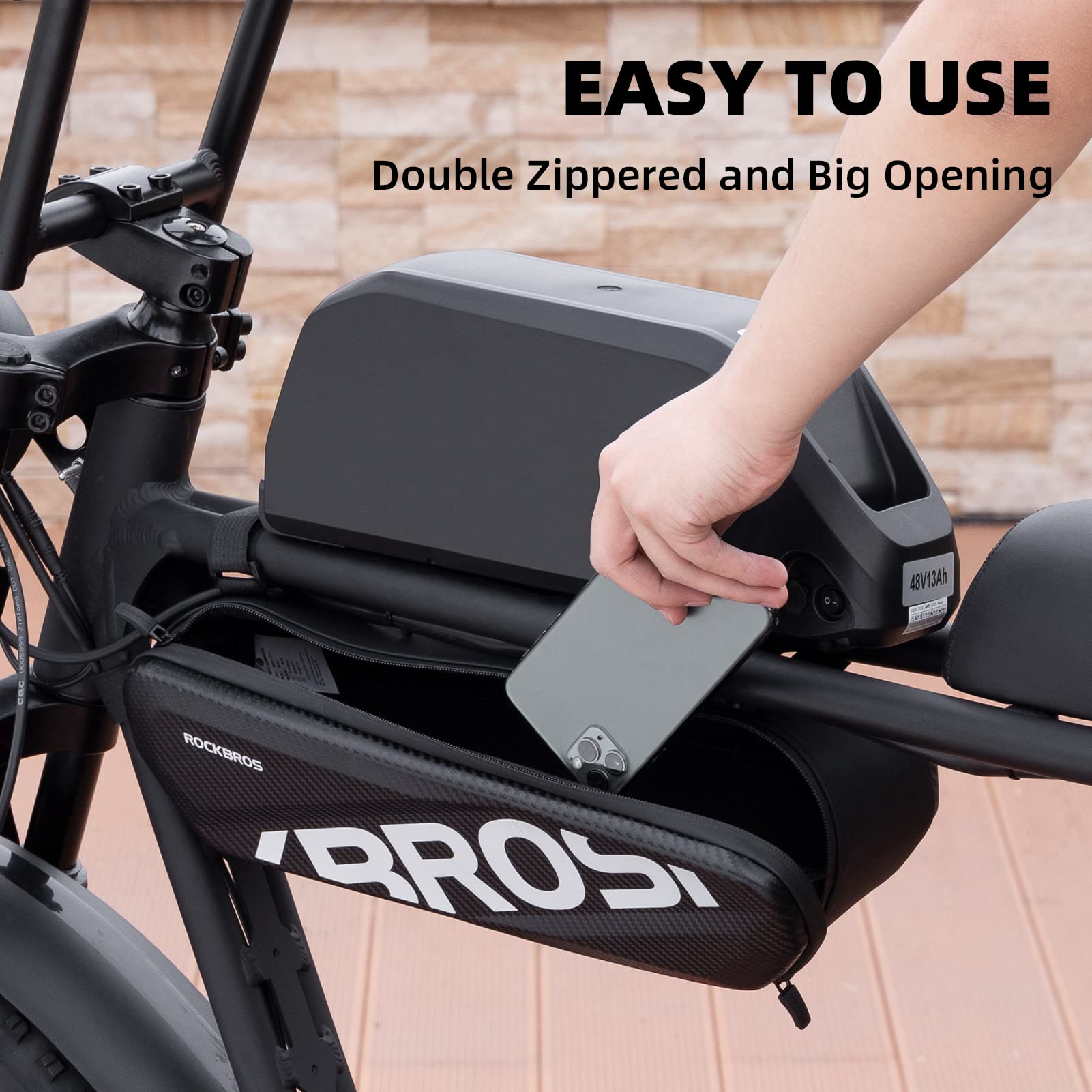 ROCKBROS Waterproof Bike Frame Bag for SUPER73 Electric Bikes