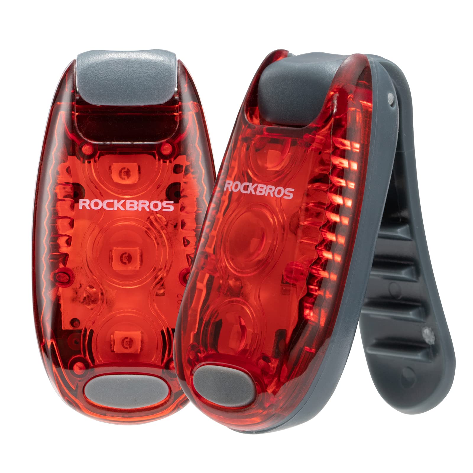 ROCKBROS Waterproof Bike Rear Tail Lights 2 Pack with 3 Light Modes