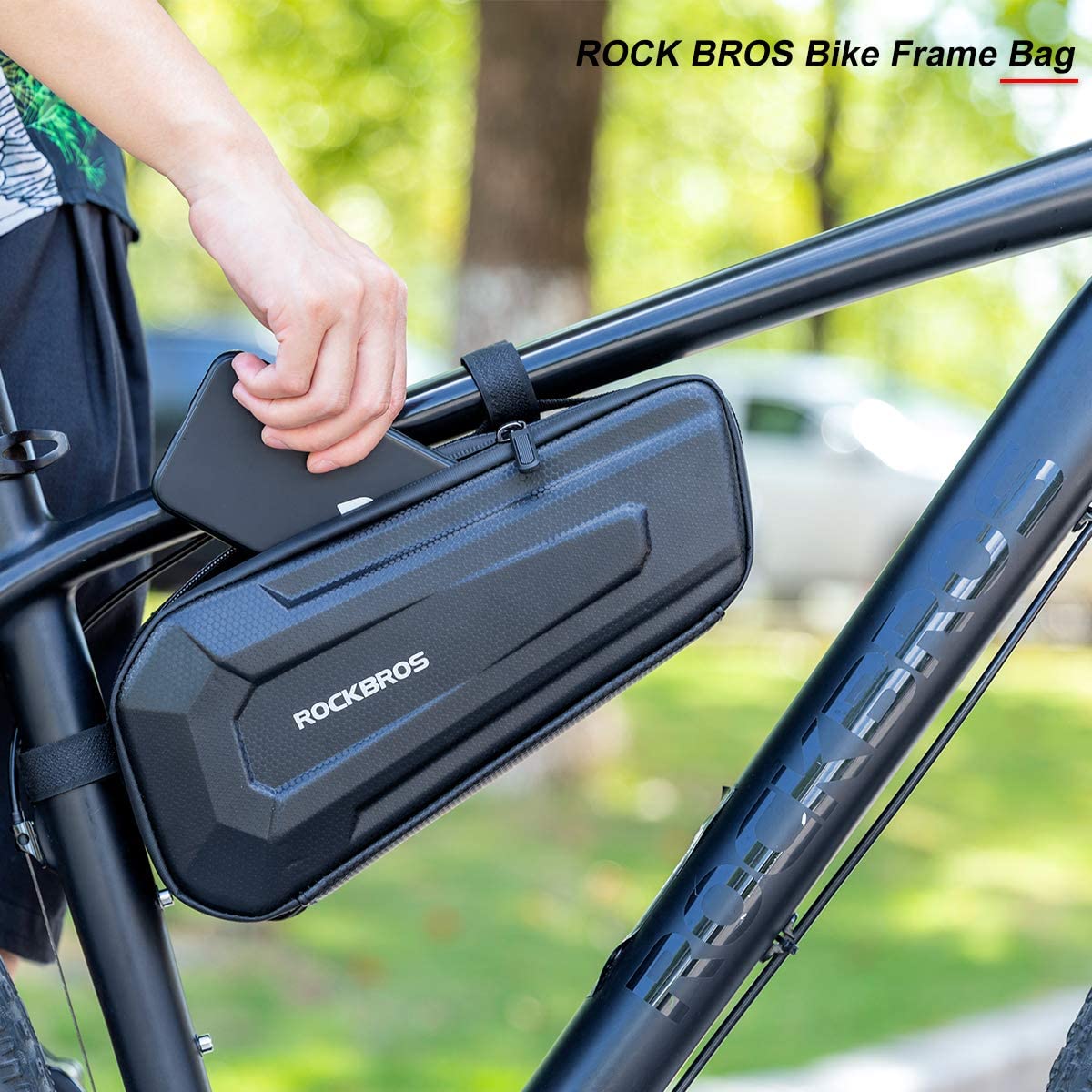 ROCKBROS Waterproof Large Capacity Triangle Bike Frame Bag #Style_1.5L