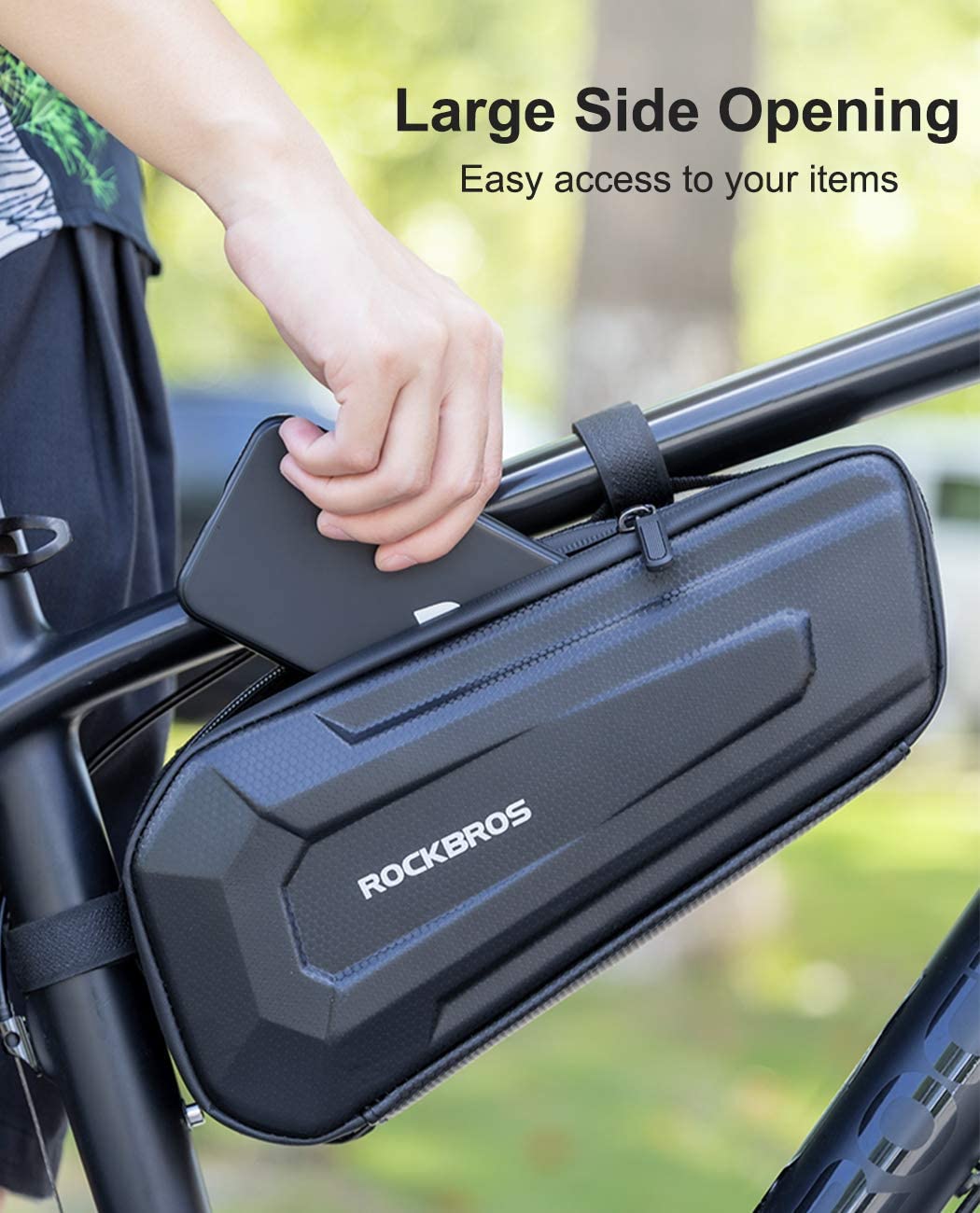 ROCKBROS Waterproof Large Capacity Triangle Bike Frame Bag #Style_1.5L