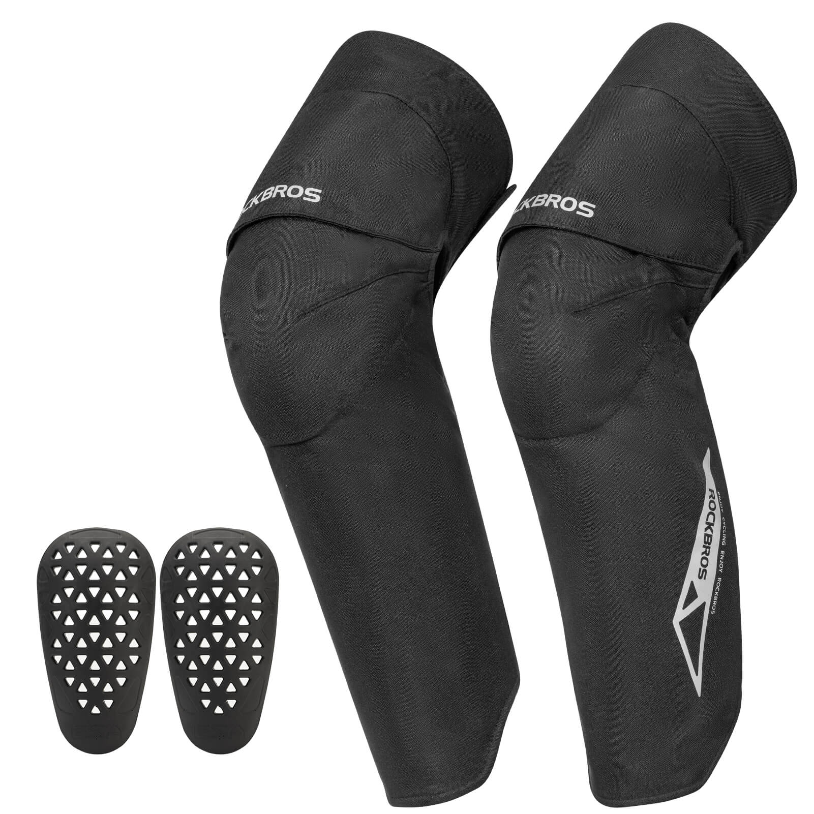 ROCKBROS Windproof Motorcycle Knee Braces Warm Adjustable Pads for Winter