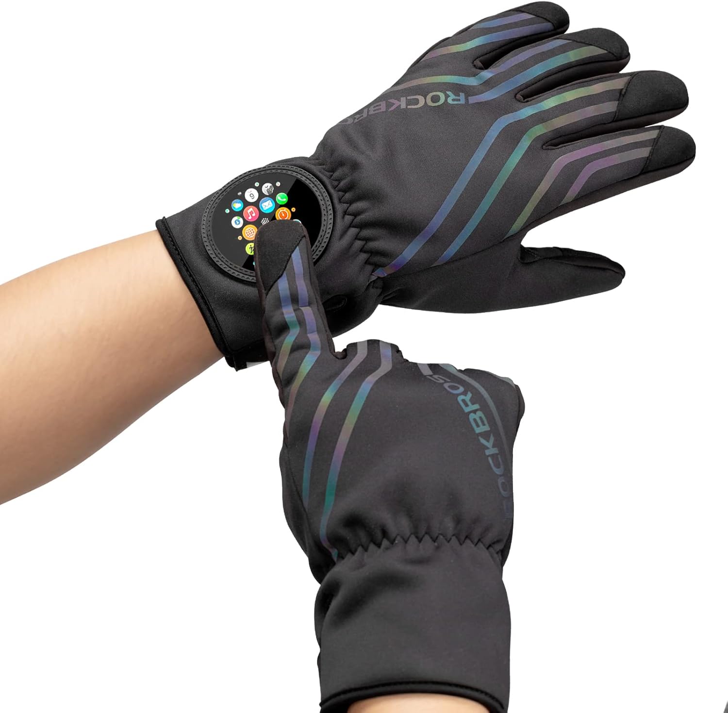 ROCKBROS Windproof Thermal Full Finger Cycling Gloves