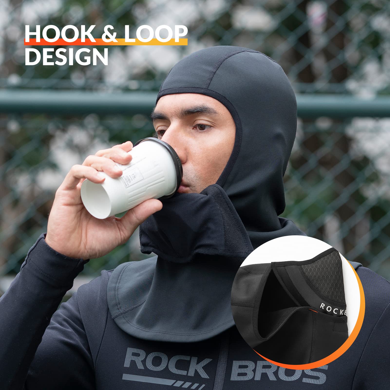 ROCKBROS Winter Balaclava - Warm Windproof Ski Mask for Men & Women #Style_02