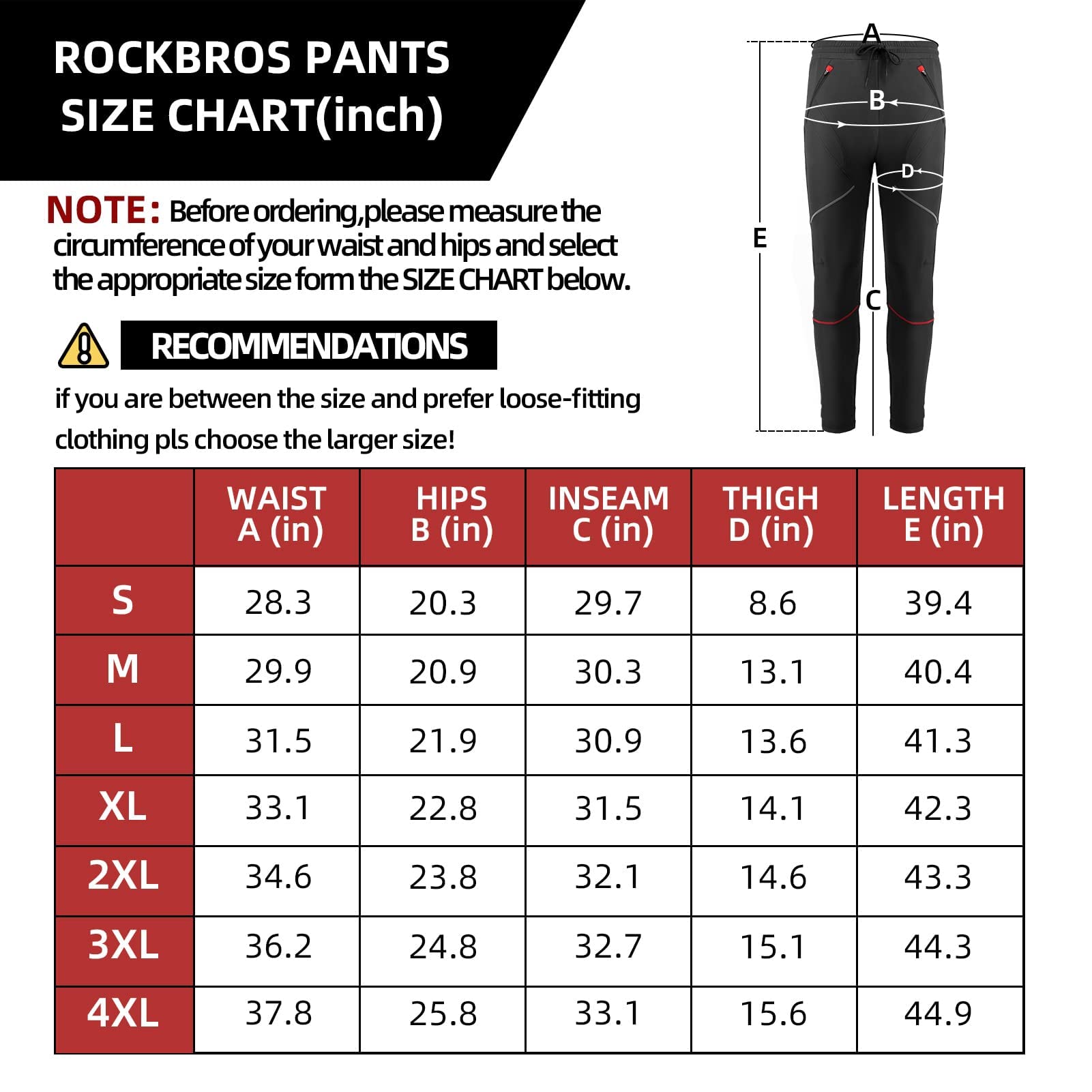 ROCKBROS Winter Cycling Suit Thermal Set Men's Cycling Jacket/Trouser