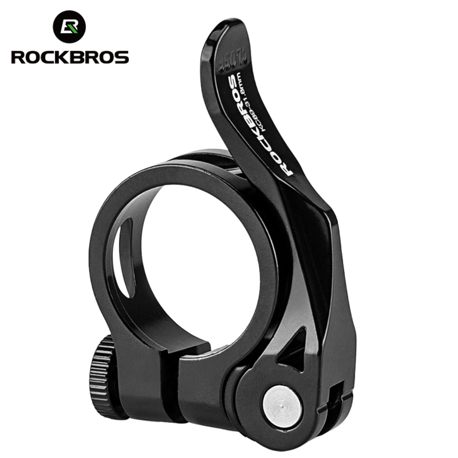 ROCKBROS Quick-Release Bicycle Seat Clamp – Instant Height Adjustment for Any Ride #Style_Quick release 34.9
