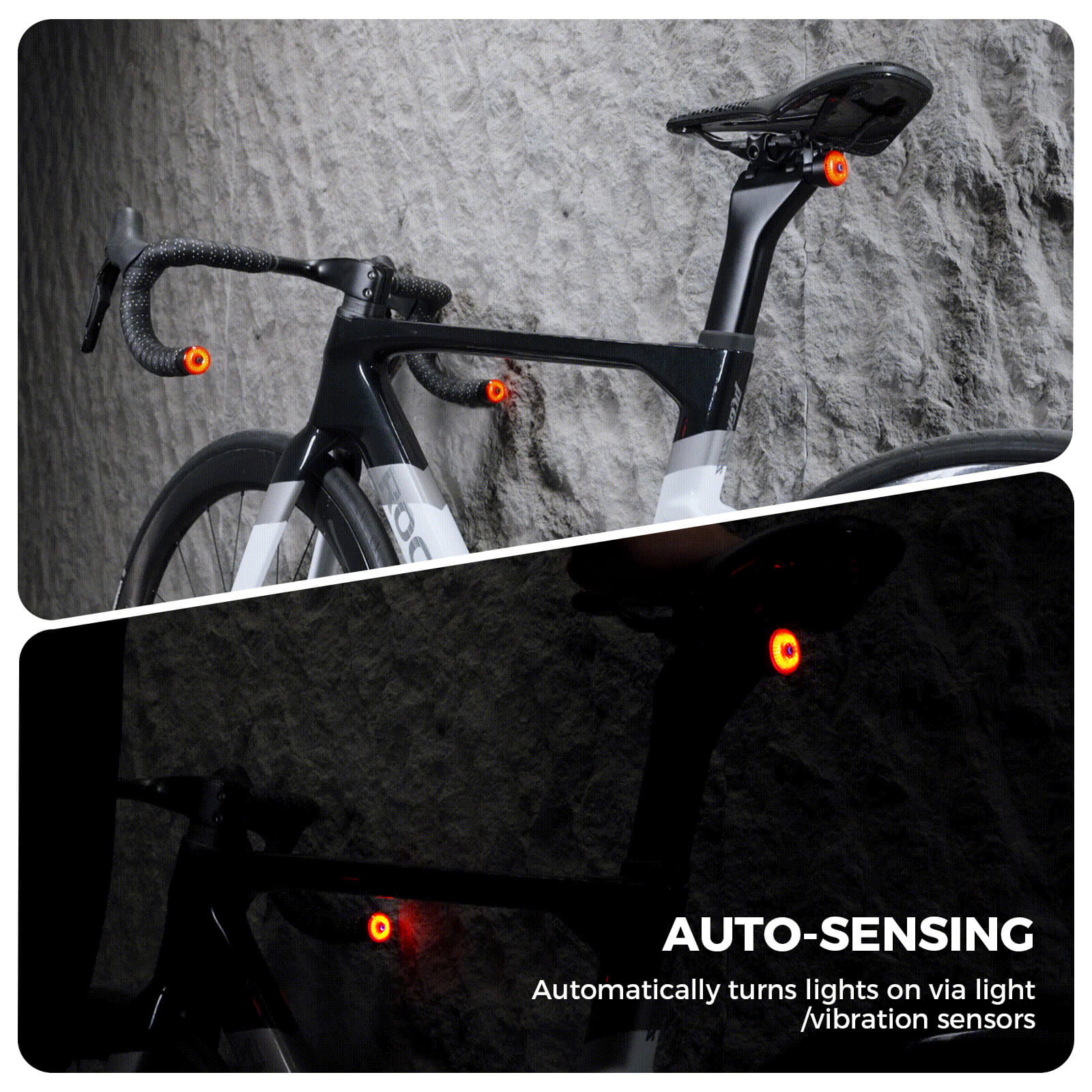 ROCKBROS R0 Smart Bike Handlebar Plug & Rear Light