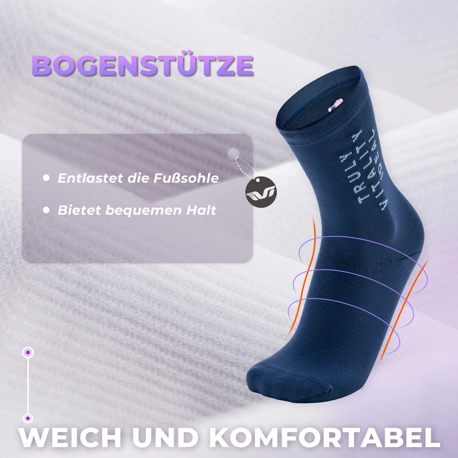 ROCKBROS TVI Performance Cycling Socks 2-Pairs Lightweight Breathable Crew - ROCKBROS-UK
#Color_Abyss Blue