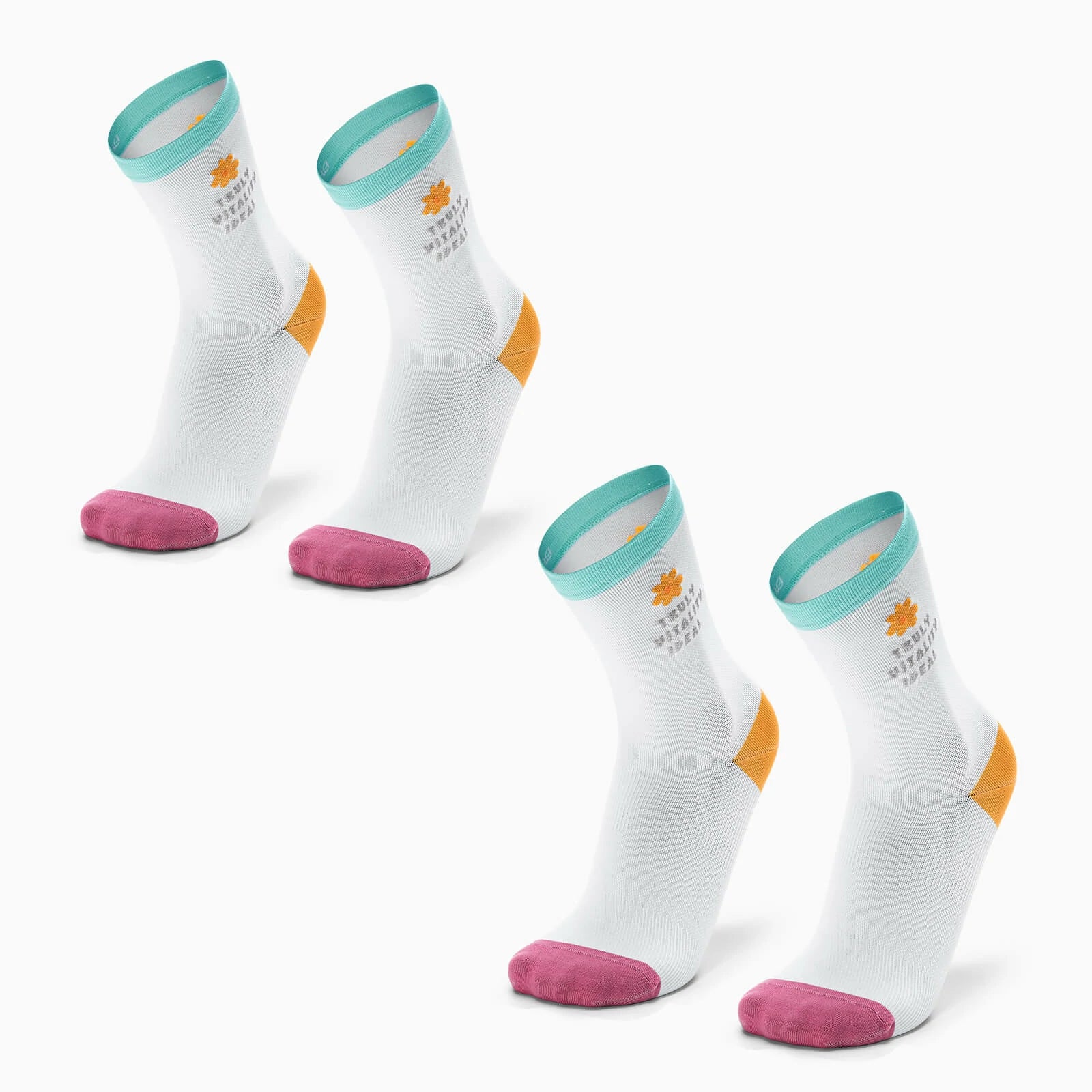 ROCKBROS TVI Performance Cycling Socks 2-Pairs Lightweight Breathable Crew - ROCKBROS-UK
#Color_Colorful