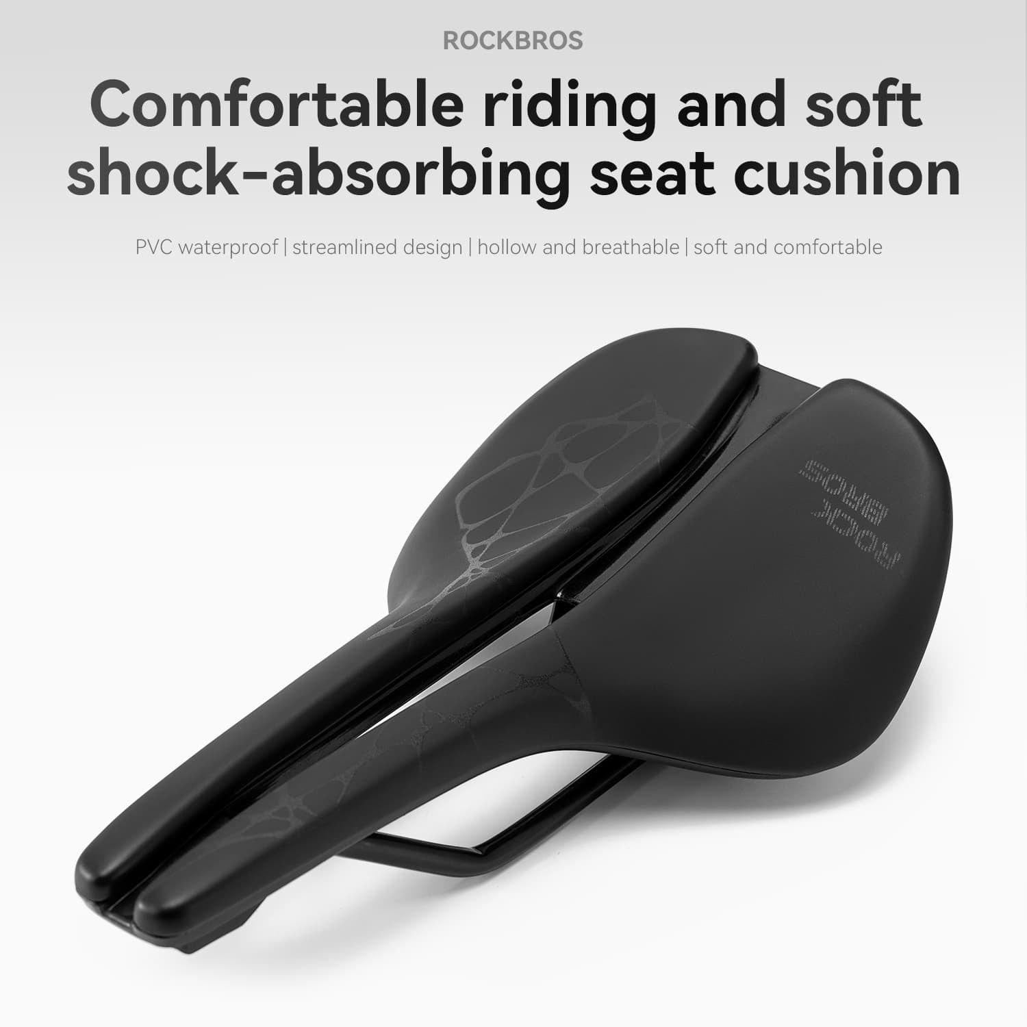 Ergonomic Bike Saddle with Cr-Mo Rails