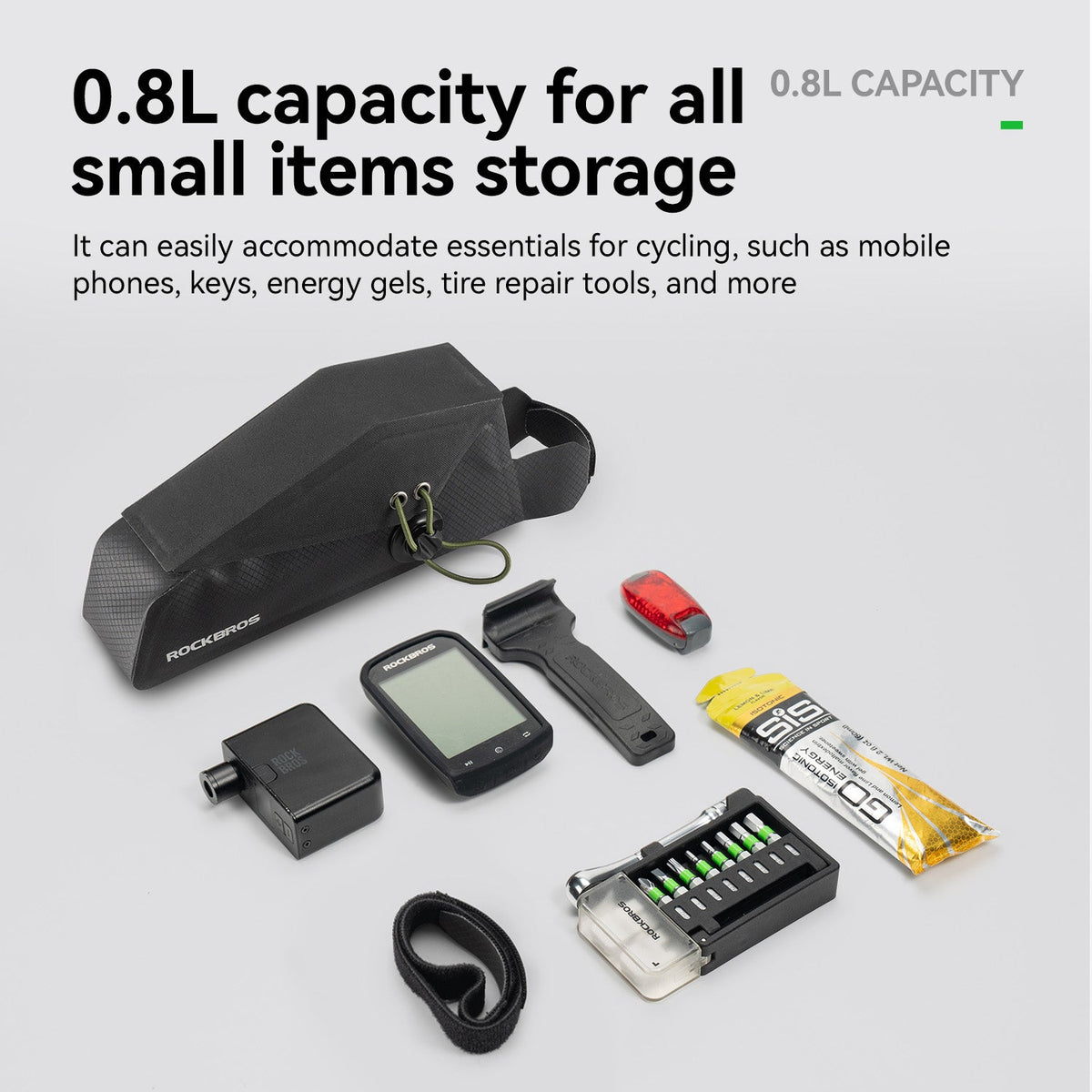 0.8L Top Tube Bike Bag
