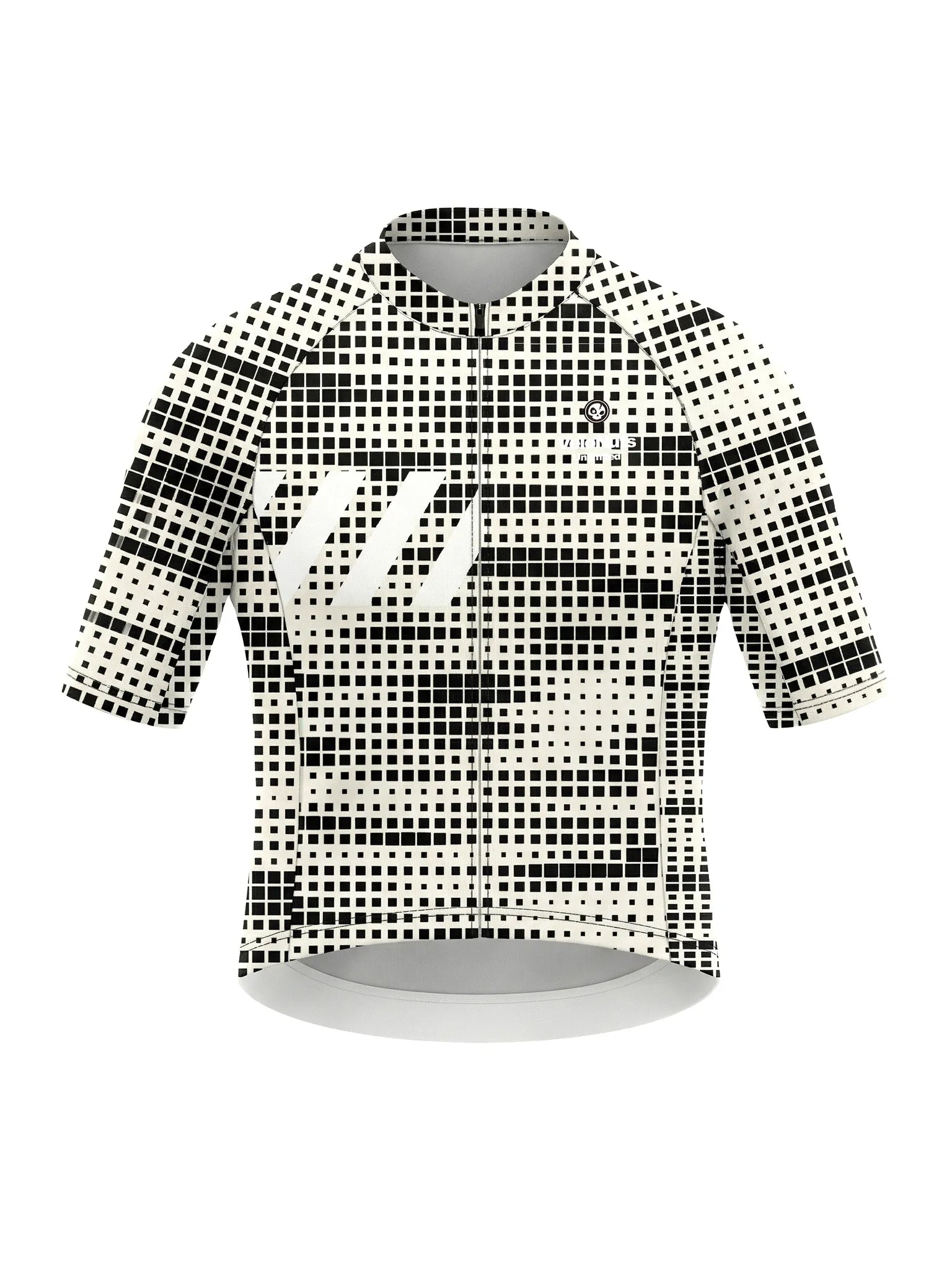 Women's Cycling Jersey Pixel Riot#Type_Mono Pixel Grid