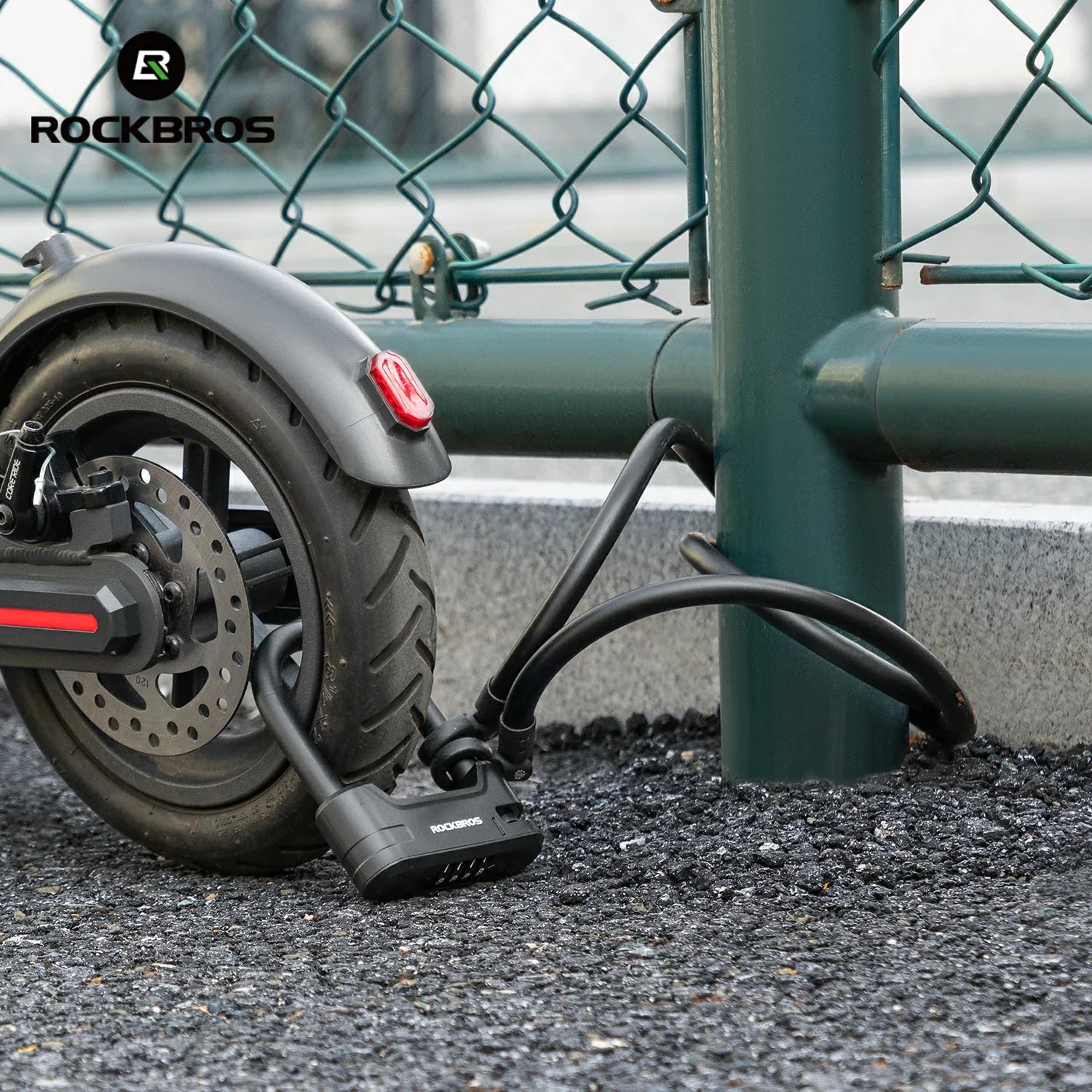 U-Lock and Cable Scooter Bike Lock