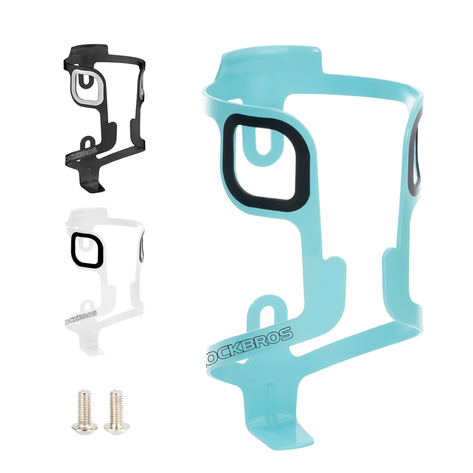Single aluminium bike bottle cage lightweight design#color_Sky blue