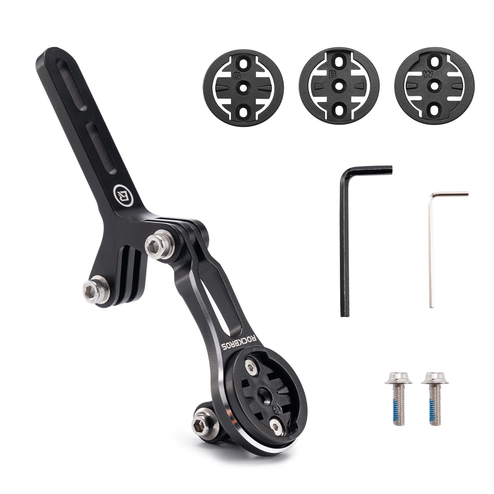 Aluminium Bike Computer Mount with Dual Accessory Mounts
