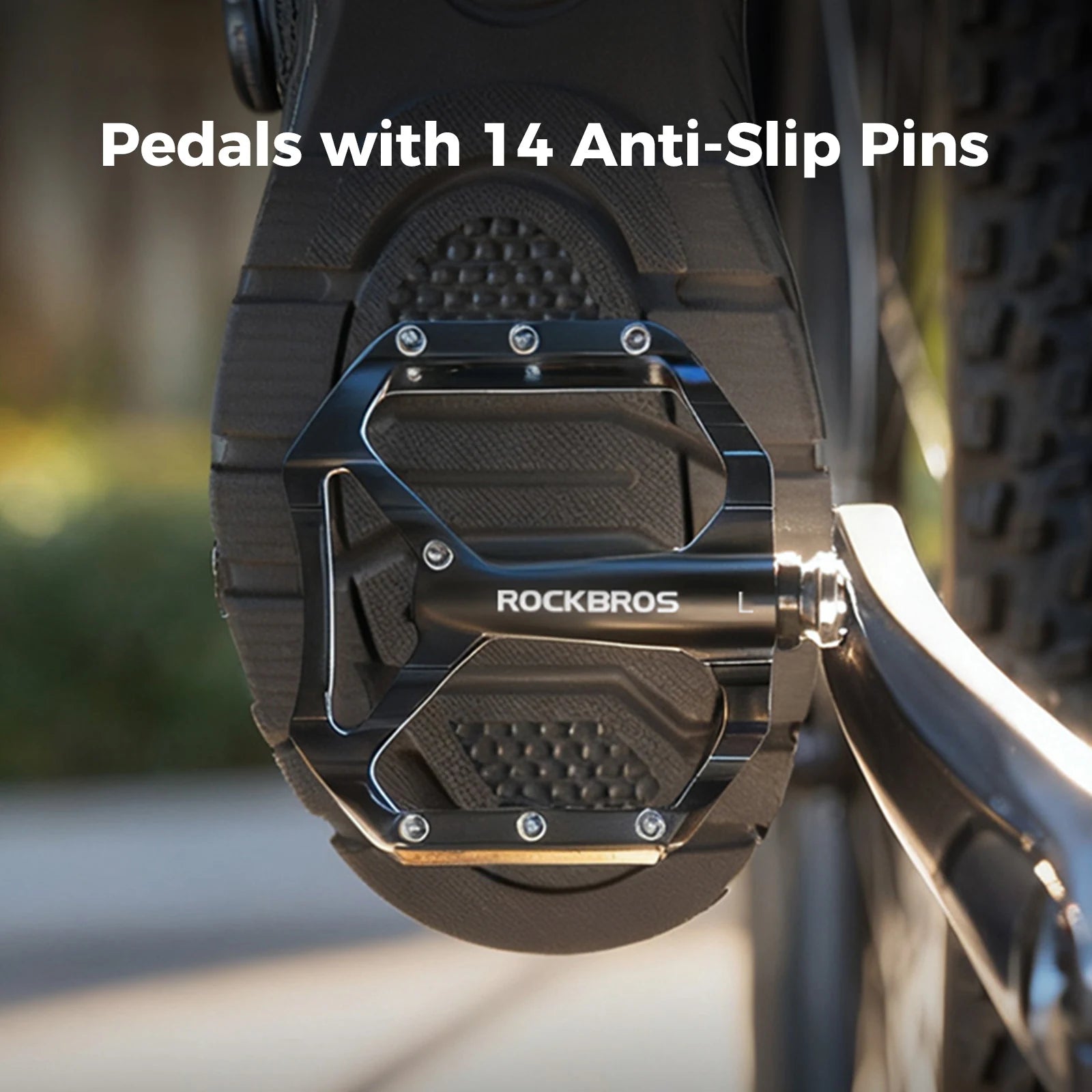 Aluminium Flat Bike Pedals with Sealed Bearings