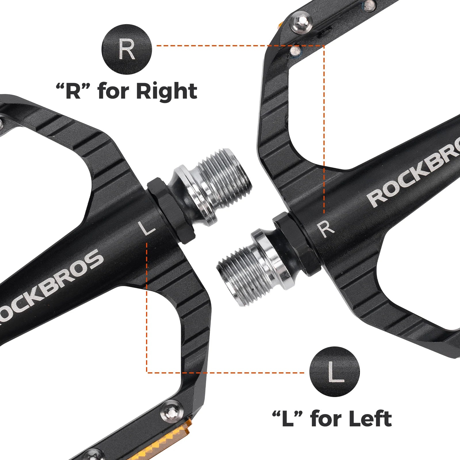 Aluminium Flat Bike Pedals with Sealed Bearings