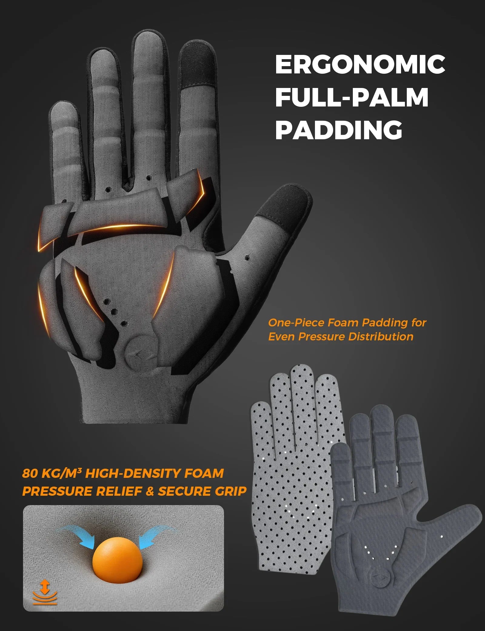 ROCKBROS arrowgrip winter cycling gloves