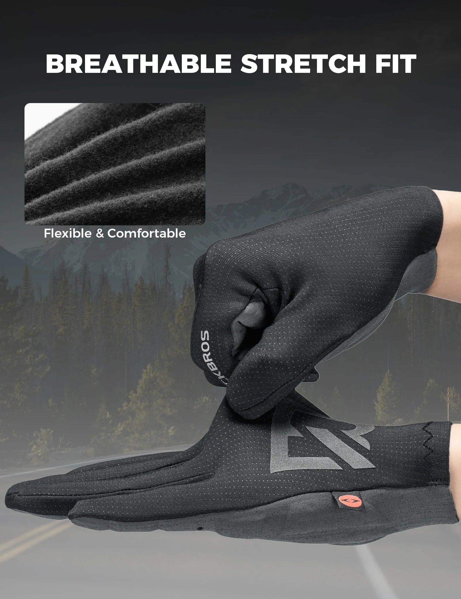 ROCKBROS arrowgrip winter cycling gloves