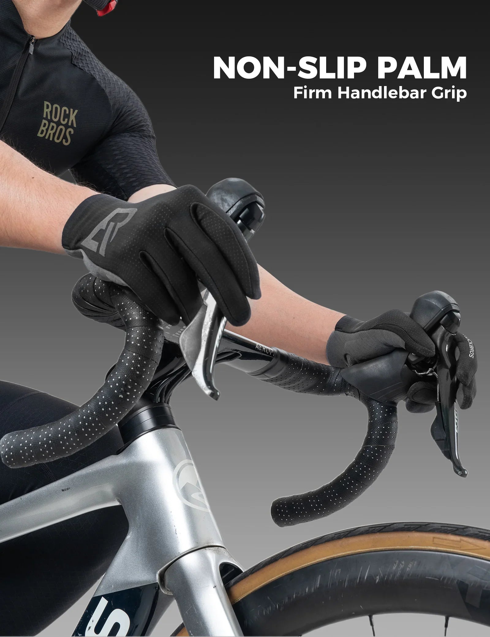 ROCKBROS arrowgrip winter cycling gloves