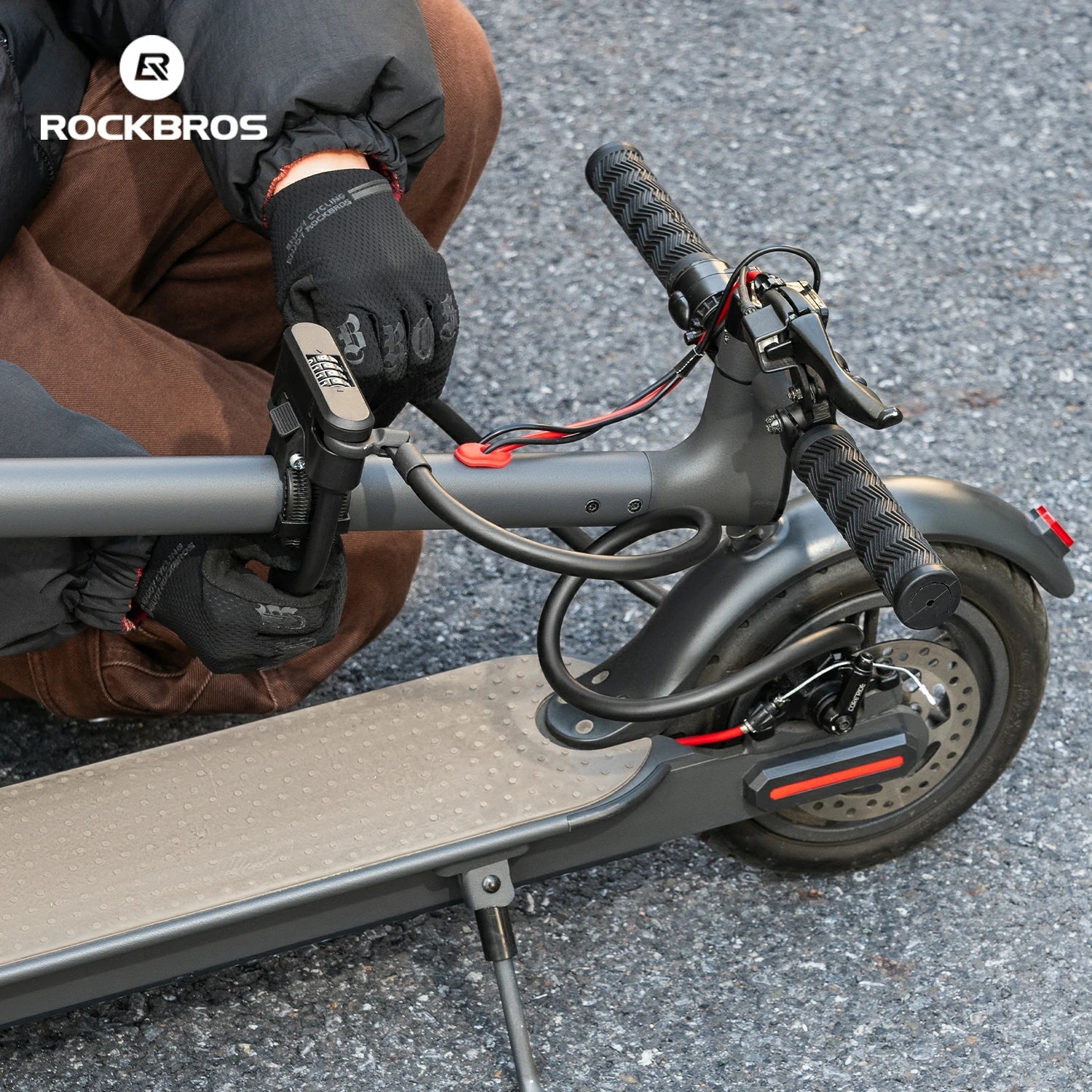 U-Lock and Cable Scooter Bike Lock