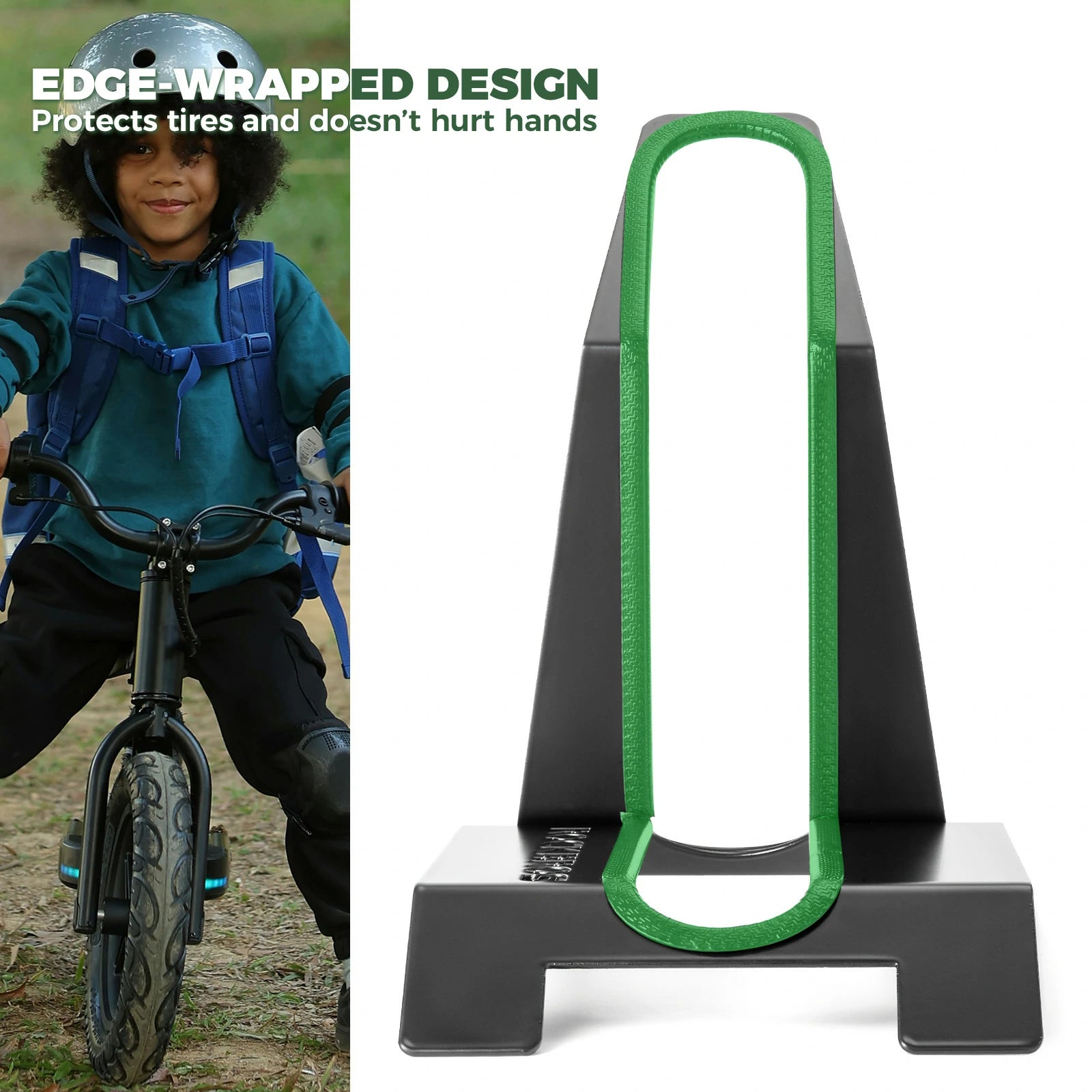 ROCKBROS Balance Bike Parking Rack L-Shaped for 12-inch Wheels
#Color_Black