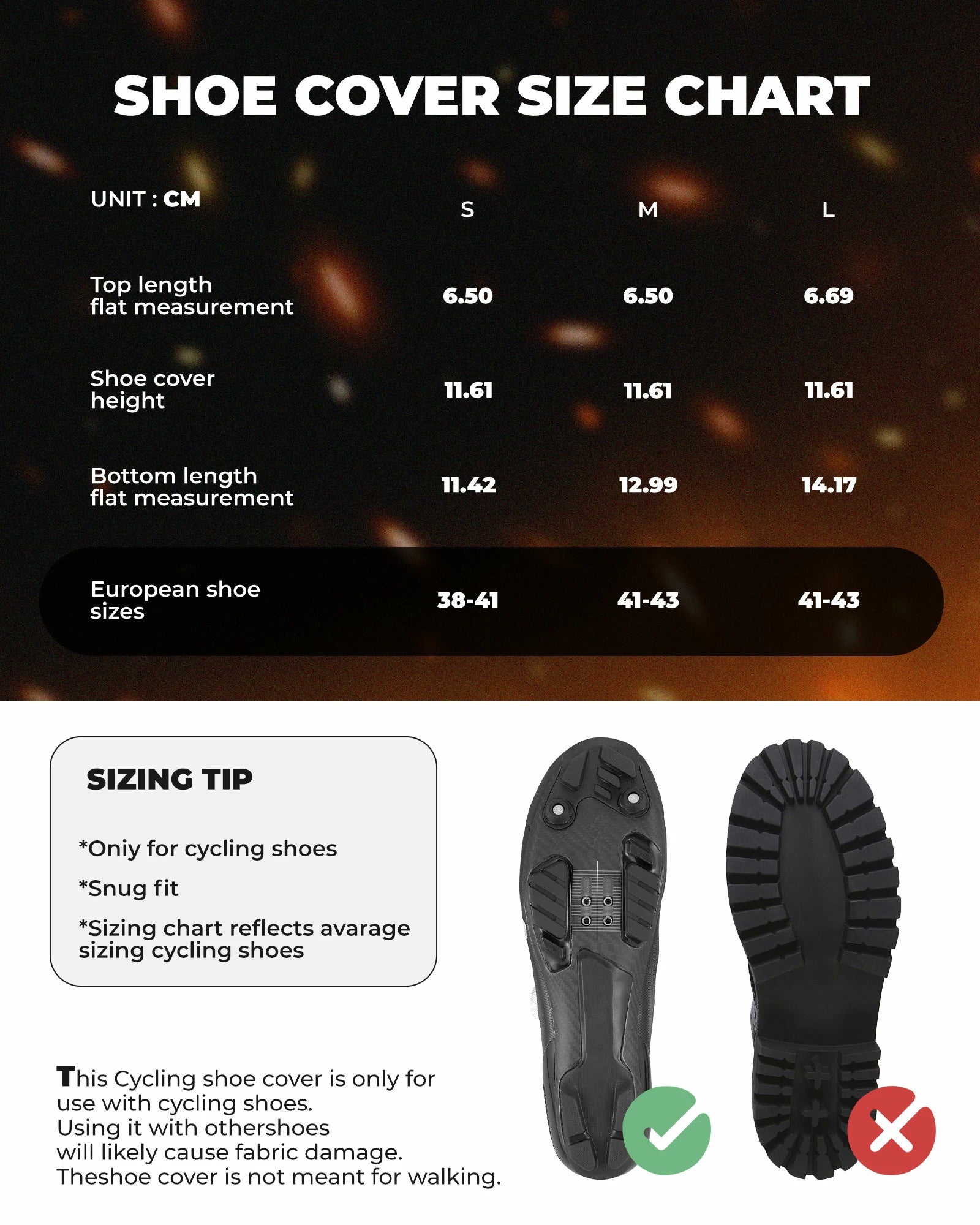 Battery heated cycling overshoes with 5000mAh battery, waterproof and warm shoe covers for winter riding.