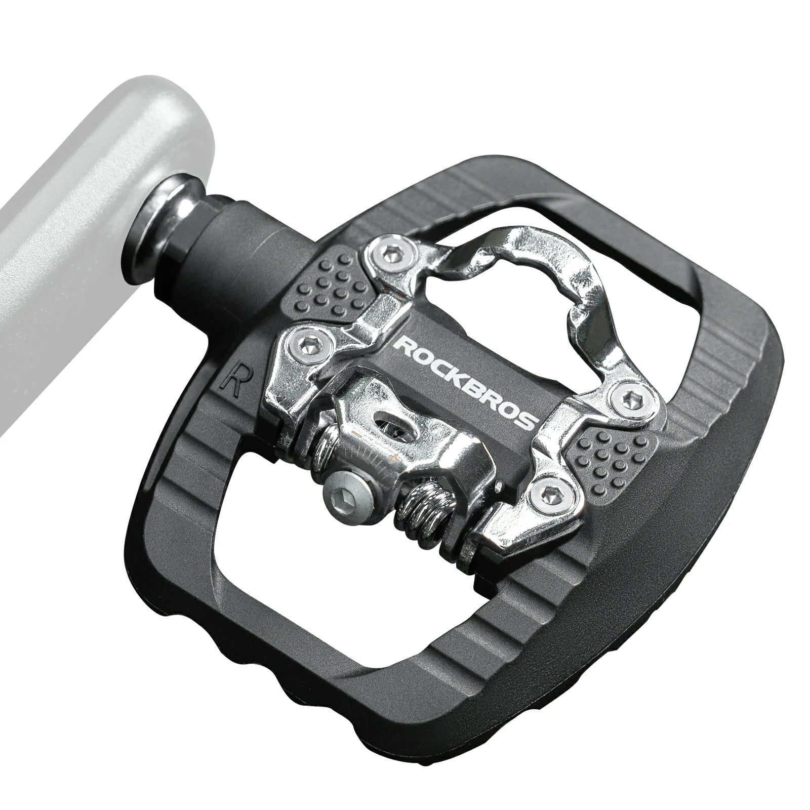 ROCKBROS bicycle pedals dual function SPD & flat pedals