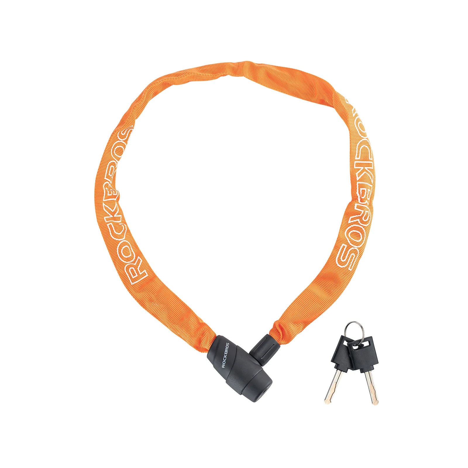 ROCKBROS bike chain lock 95cm heavy duty anti-theft with 2 keys
#Color_Orange