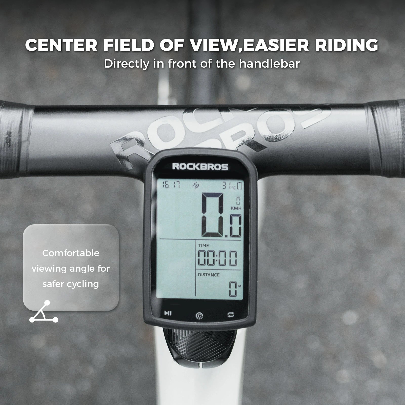 ROCKBROS bike computer mount aluminium lightweight