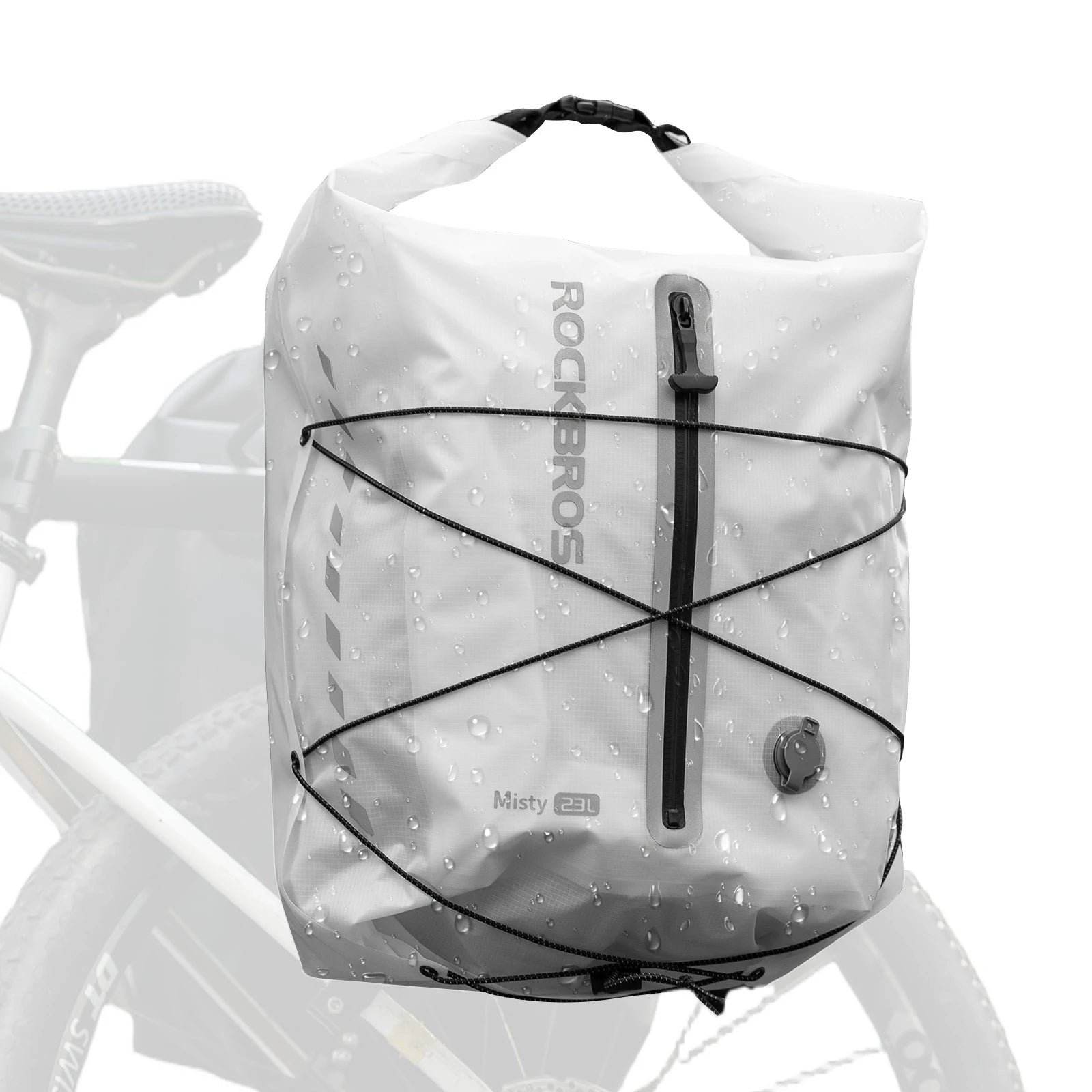ROCKBROS bike pannier bag 100 waterproof vacuum compression 23l