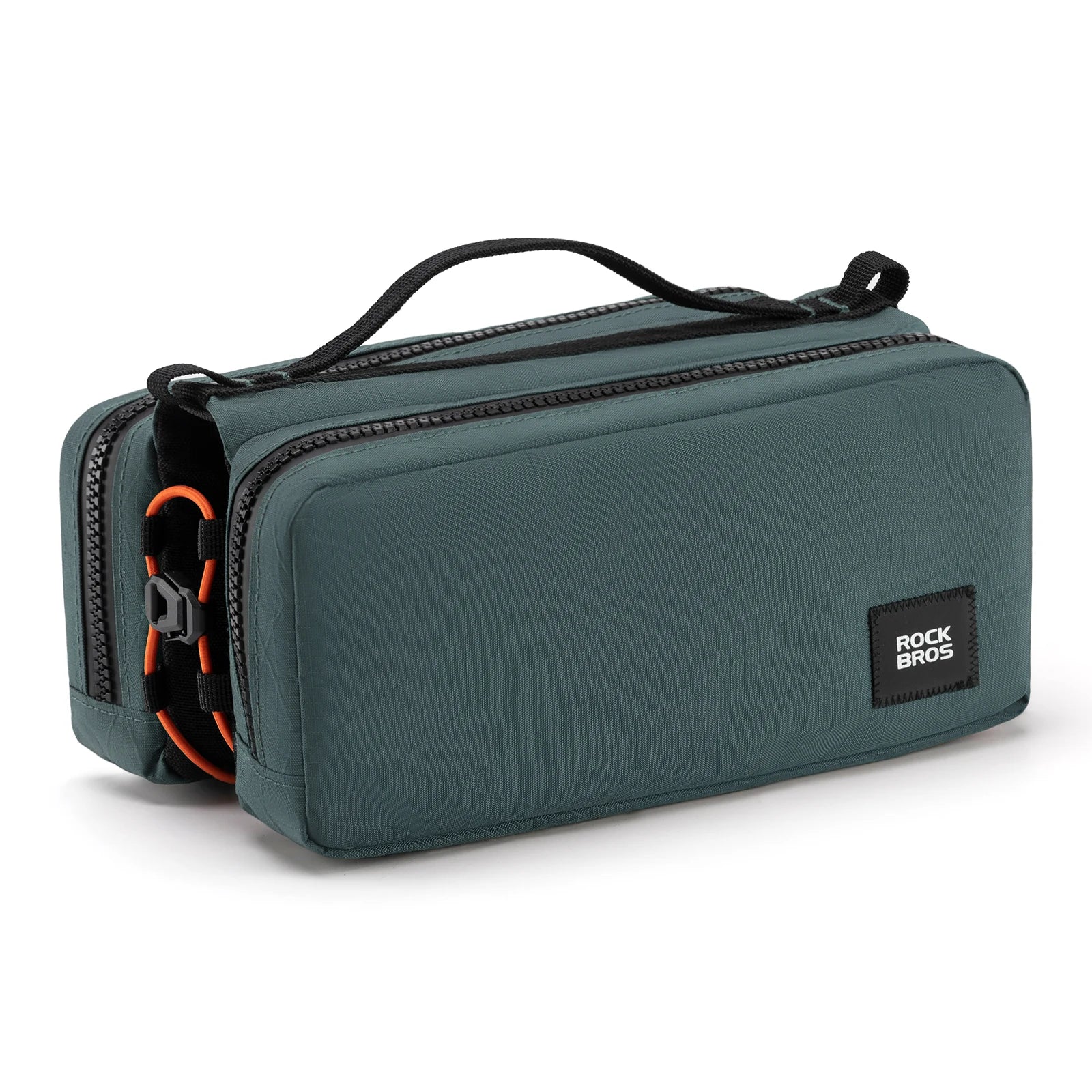 Bike Top Tube Bag with Dual Side Pockets and Shoulder Strap#Color_Light Green
