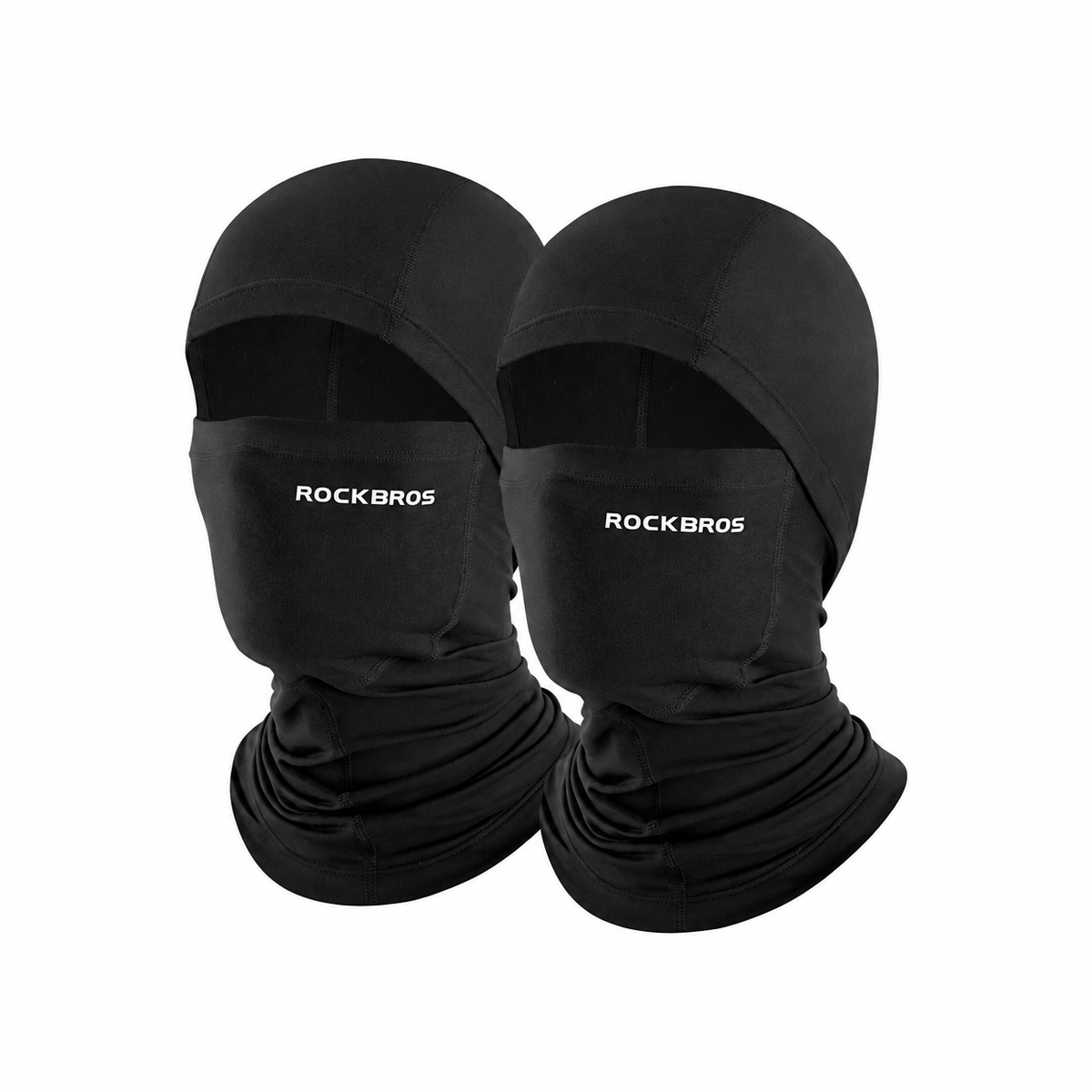 Tencel merino wool winter balaclava 2-pack in Black#Color_Black