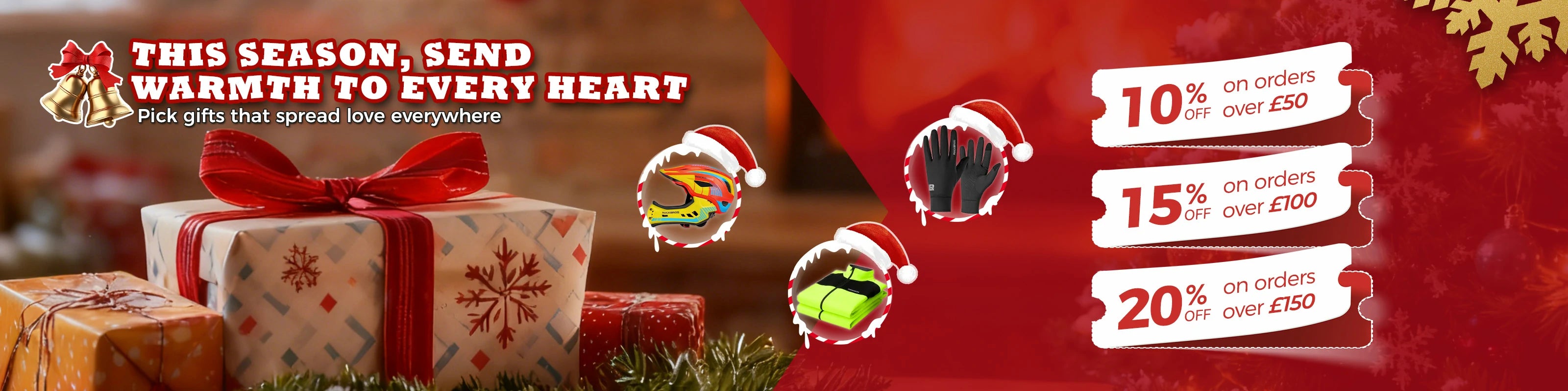 collection page banner desktop version with discount details