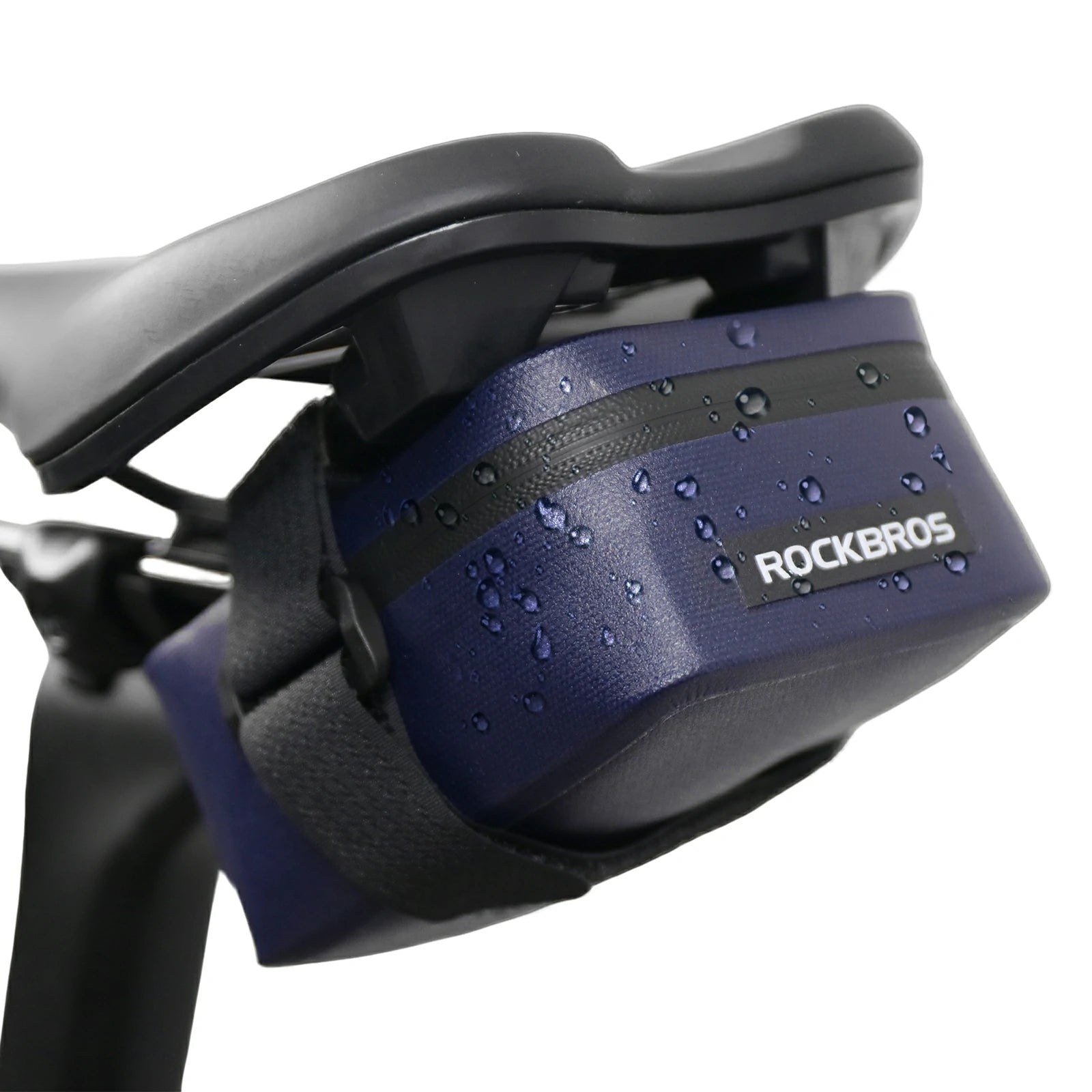 Compact Waterproof Bike Saddle Bag for Tools & Essentials#Color_Dark Blue