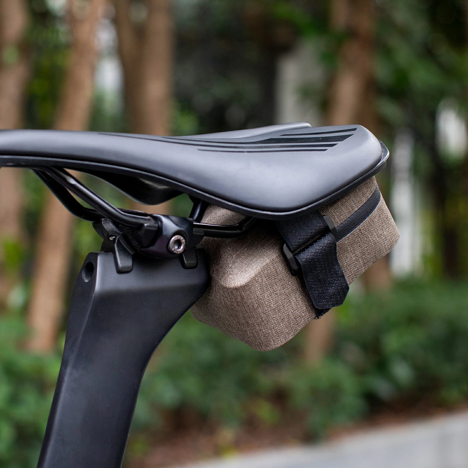 Compact Waterproof Bike Saddle Bag for Tools & Essentials