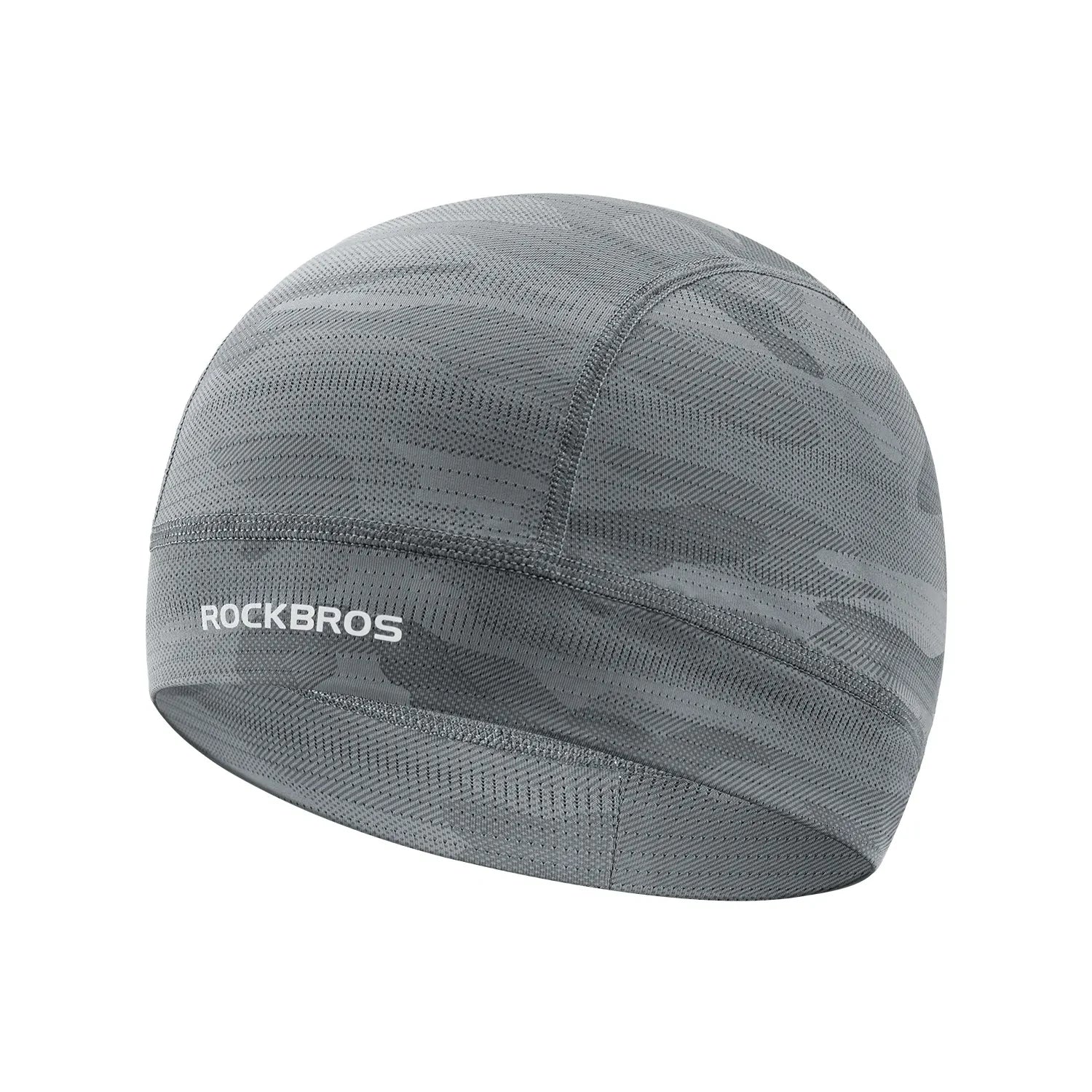 Cooling Cycling Skull Cap with Sweat-Wicking Fabric#Color_Gray