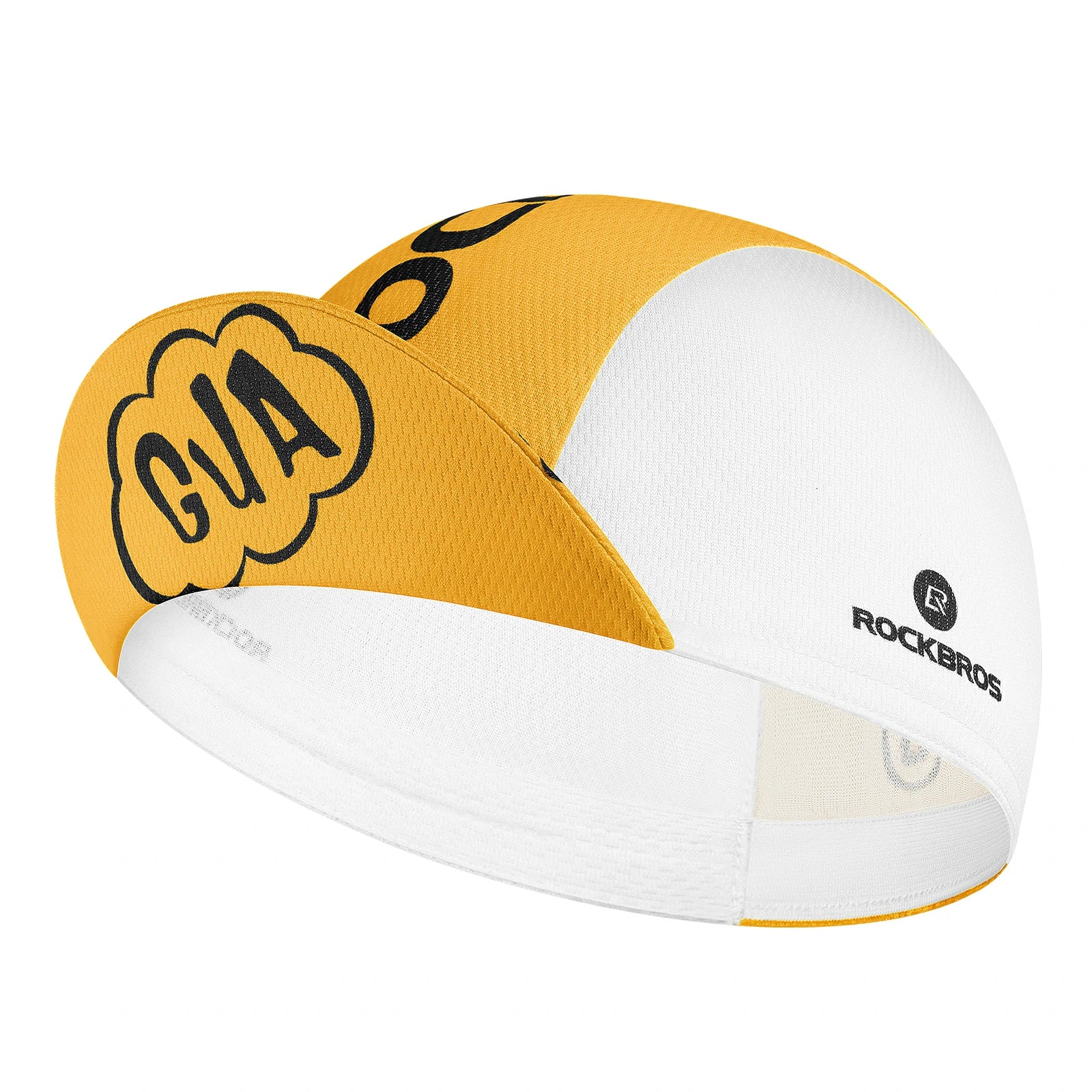 Breathable helmet liner cycling cap for sun protection, suitable for rides#Color_Golden