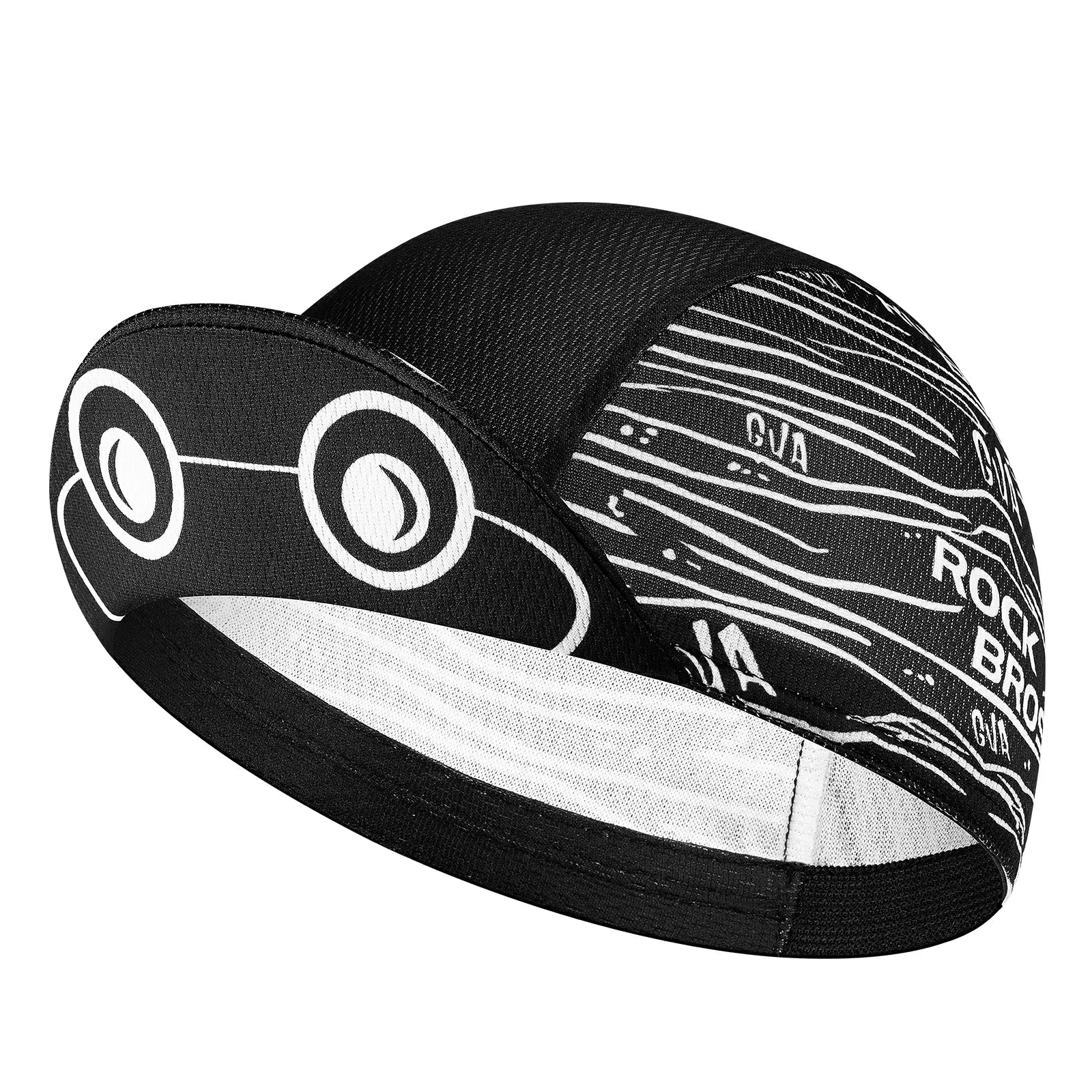 Breathable helmet liner cycling cap for sun protection, suitable for ride#Color_Black