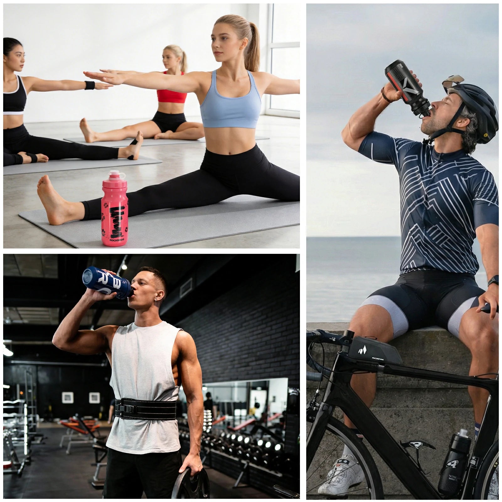 600ml cycling water bottle for bike bottle cage