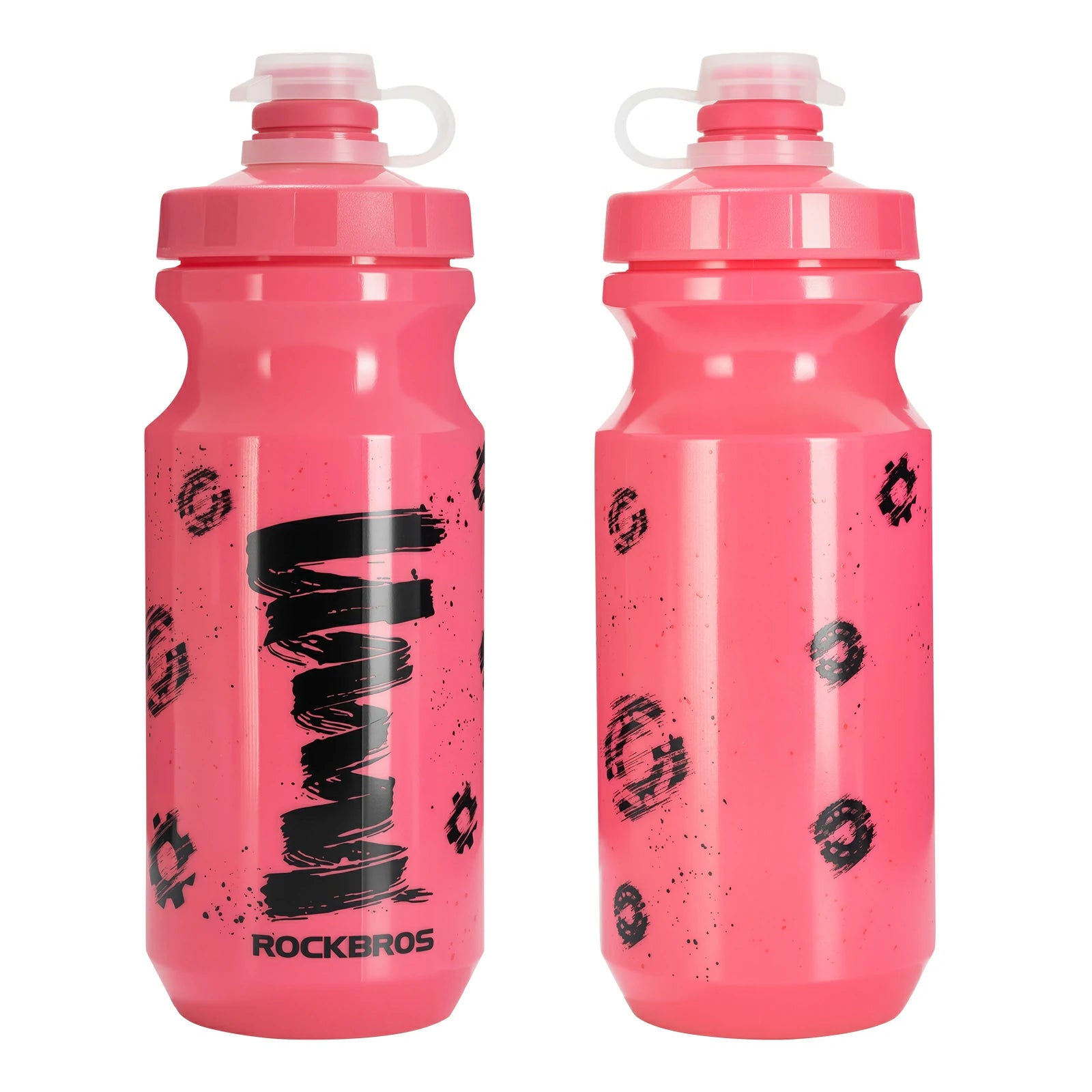 600ml cycling water bottle for bike bottle cage#color_pink