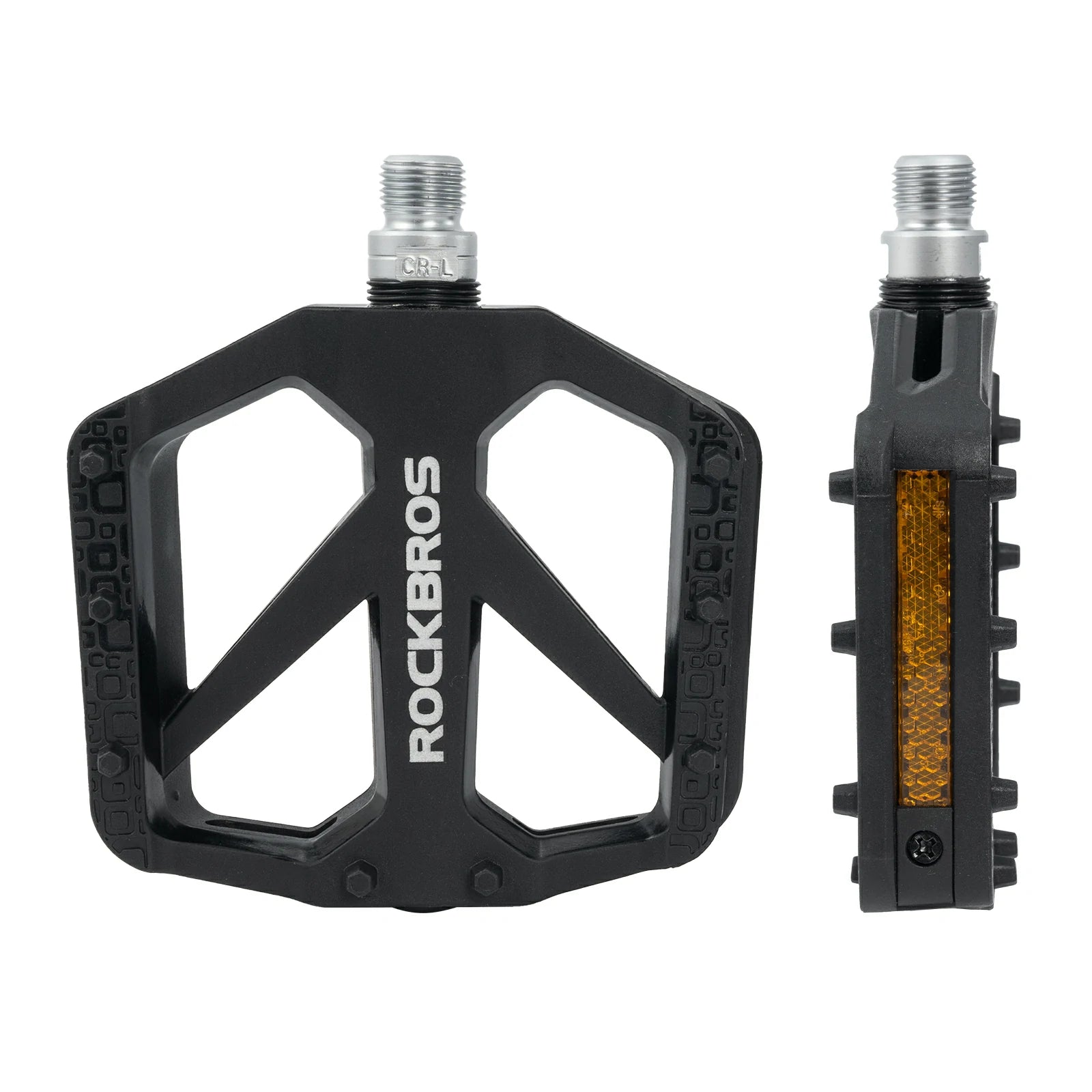 Flat Bike Pedals for Commuting & Everyday Riding#Color_Black