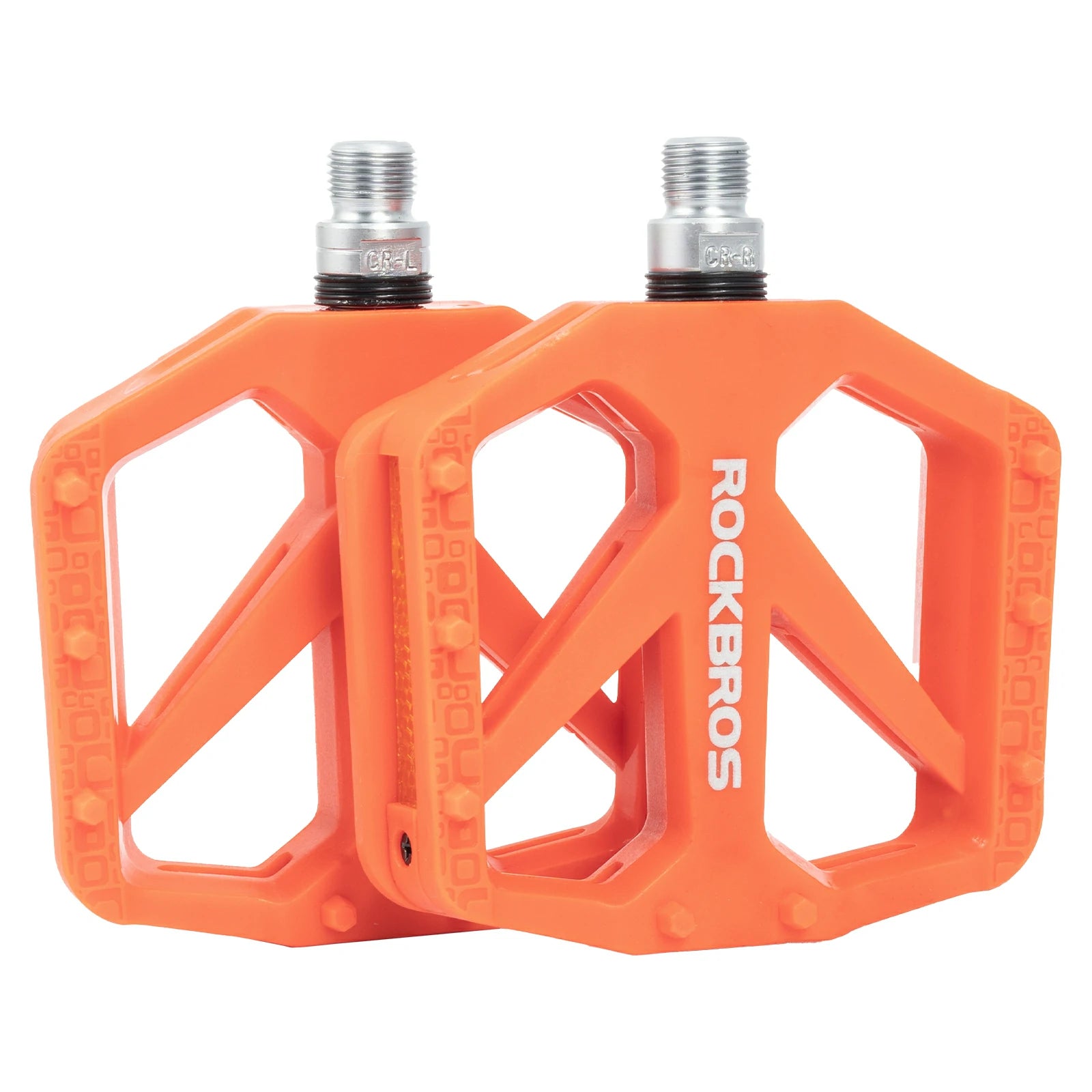 Flat Bike Pedals for Commuting & Everyday Riding#Color_Orange