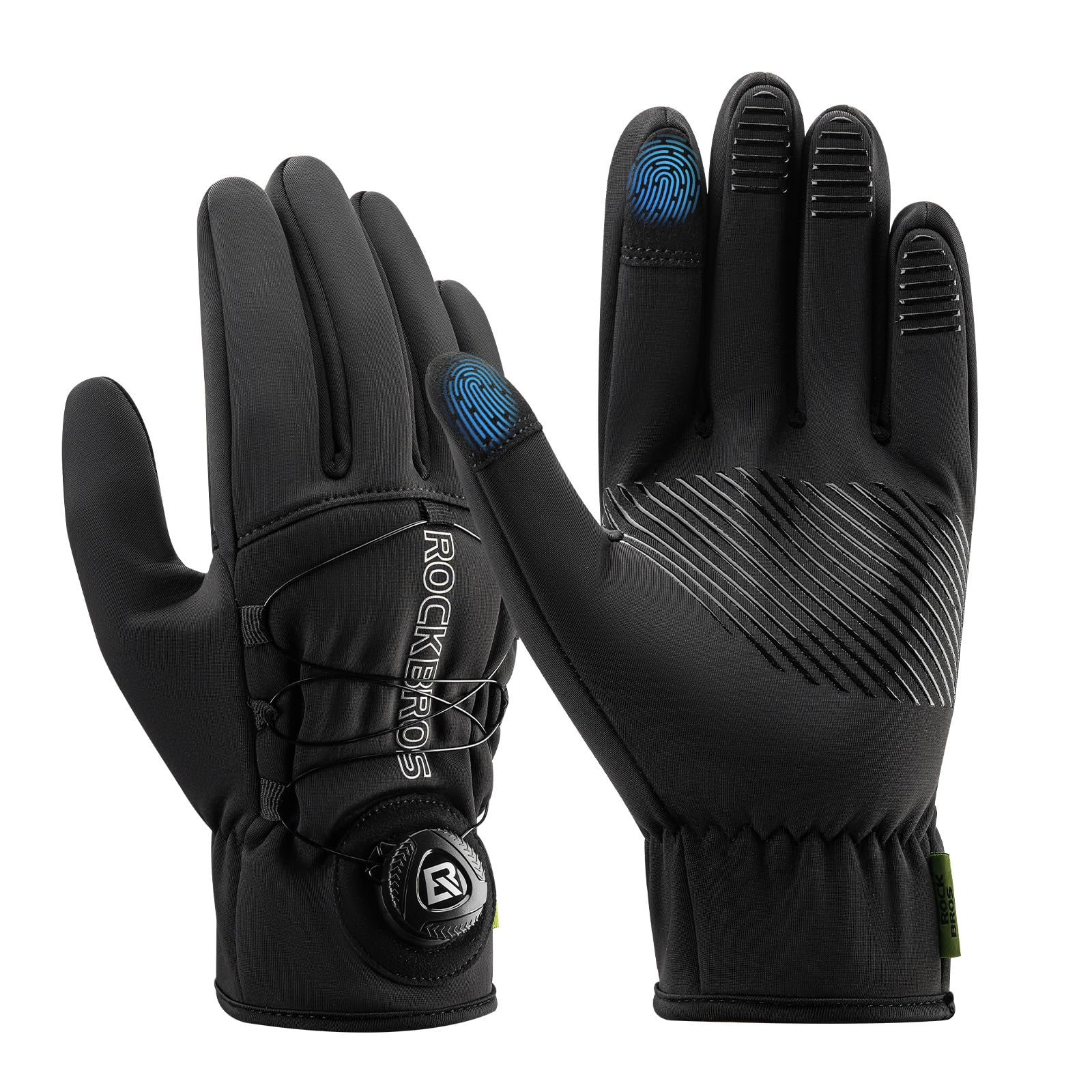 Thermal cycling gloves front view#Color_Black