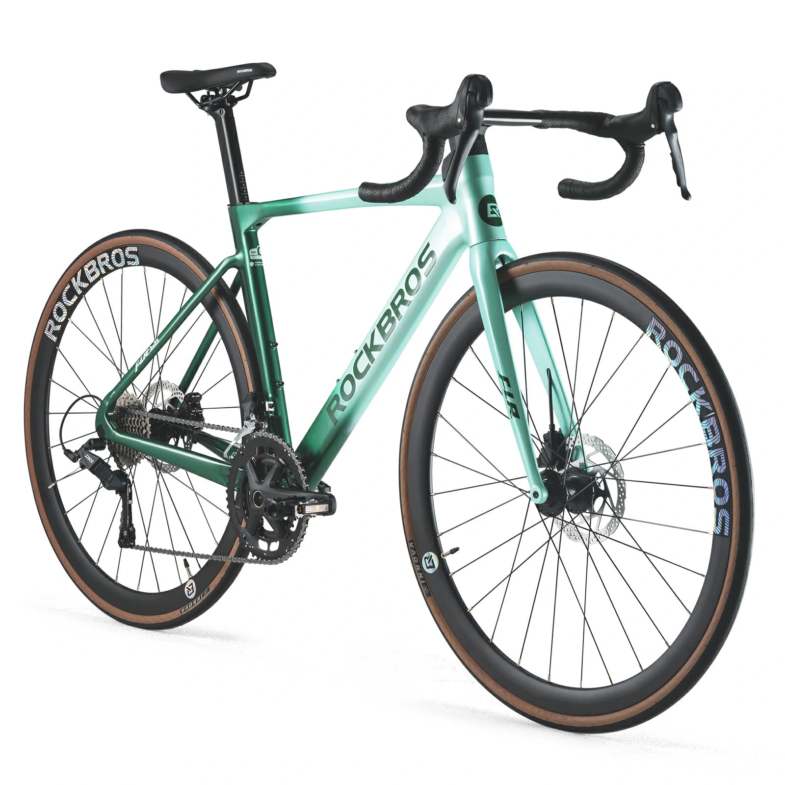 FLR-W3 Aluminum Road Bike#color_Green