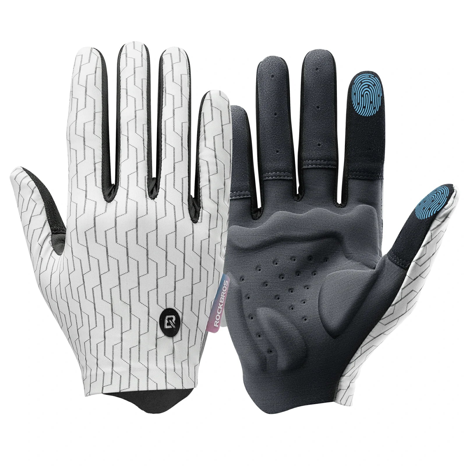 full finger gel padded cycling gloves