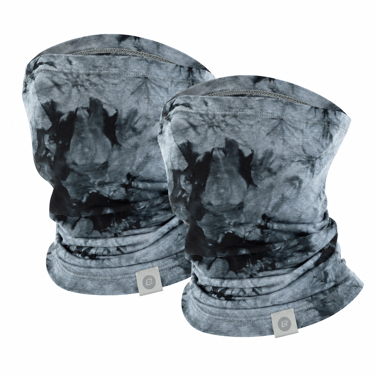 Tencel merino wool neck warmer 2-pack in Gray#Color_Gray
